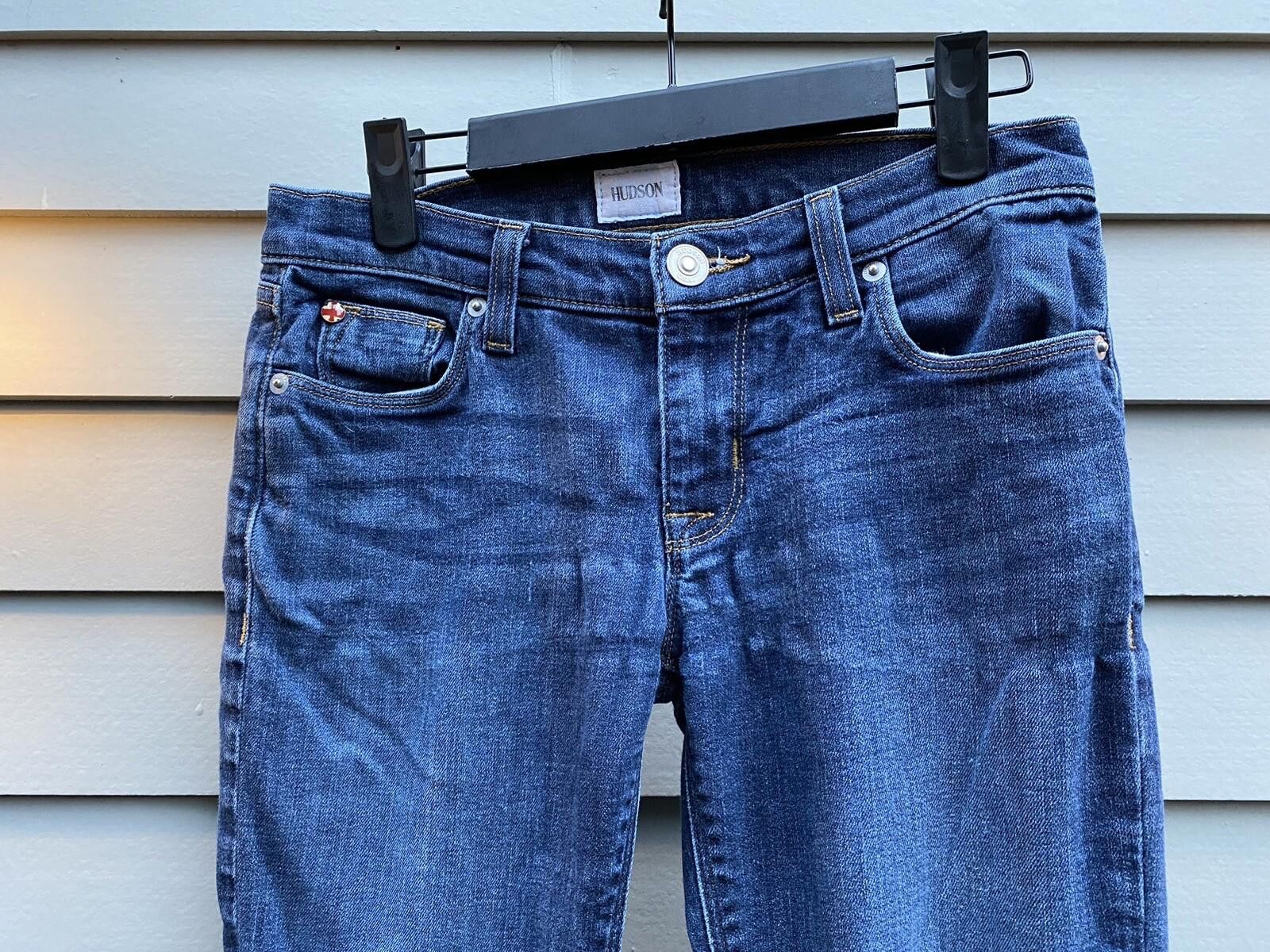 Hudson Hudson 25 Krista Super Skinny Mid Rise Stretchy Denim Jeans Size 25" / US 0 / IT 36 - 2 Thumbnail