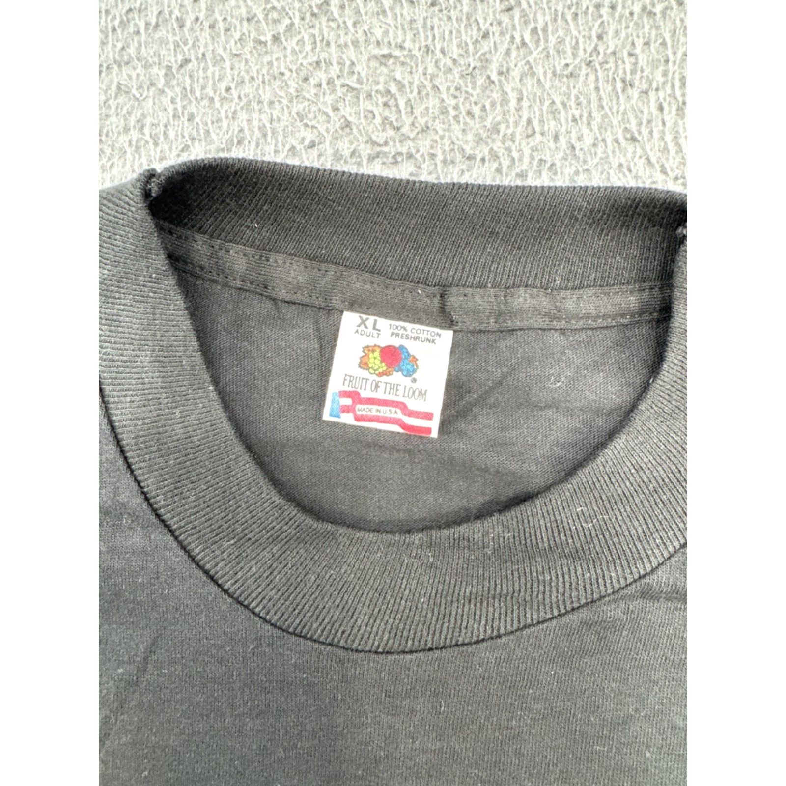 Fruit Of The Loom VTG Brooks & Dunn Boot Scootin Boogie Shirt XL Black Cotton Short Sleeve Crew Neck Men T-Shirt Double-Sided Band Graphic Print United States Size US XL / EU 56 / 4 - 3 Thumbnail