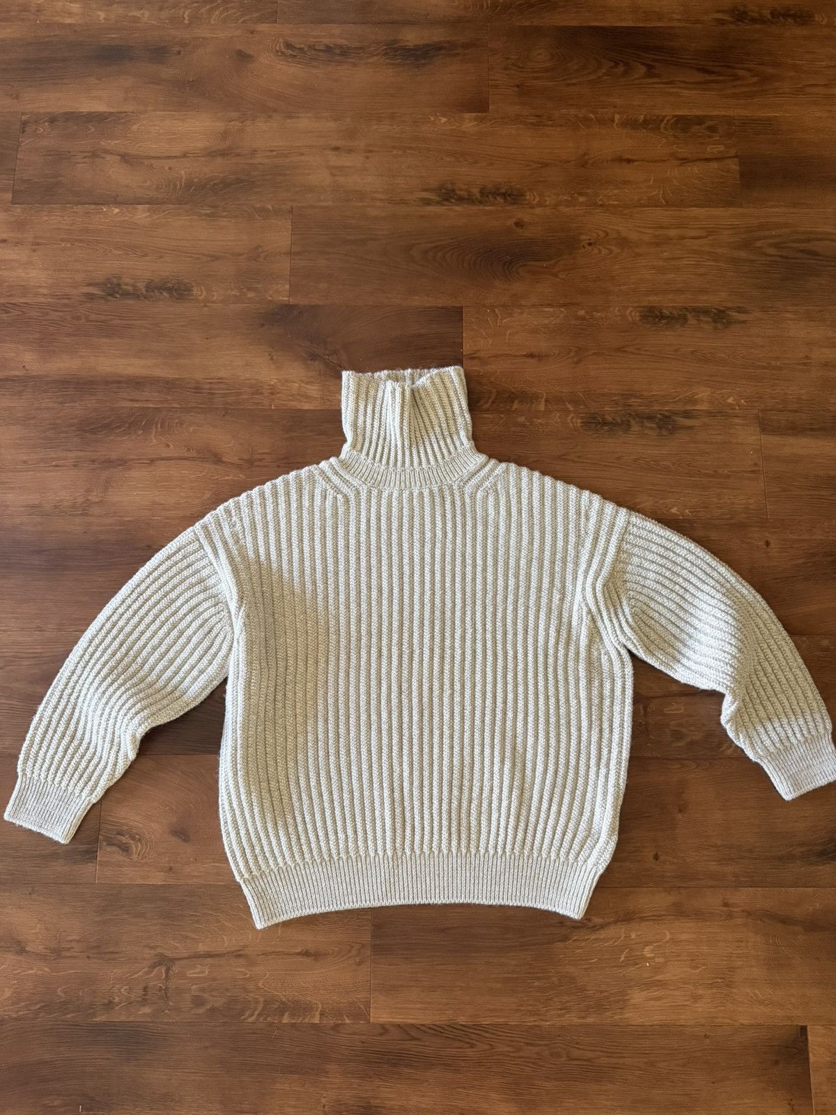 Visvim Visvim Amplus Knit Turtlekneck Sweater Wool Ivory Size XS / US 0-2 / IT 36-38 - 1 Thumbnail