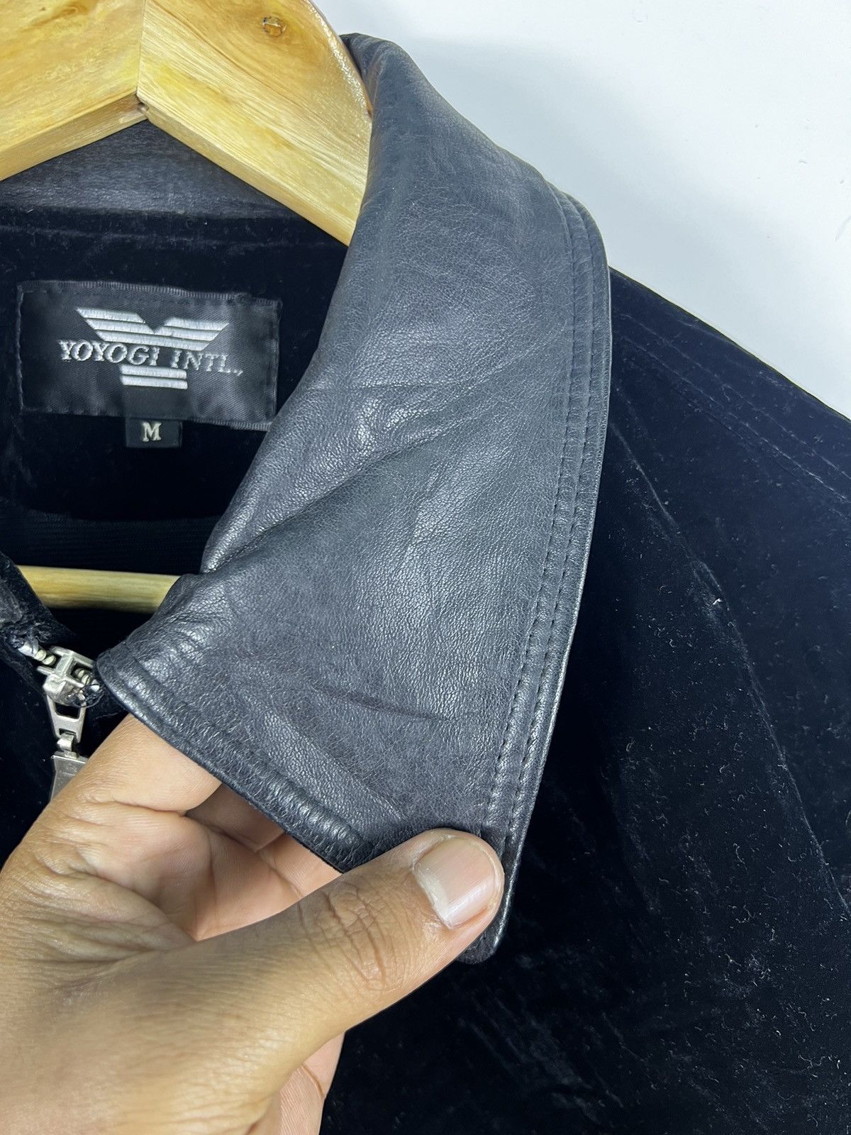 Japanese Brand 🔥 Y YOYOGI JAPANESE VELVET HERRINGBONE BOMBER JACKET - M Size US M / EU 48-50 / 2 - 6 Thumbnail