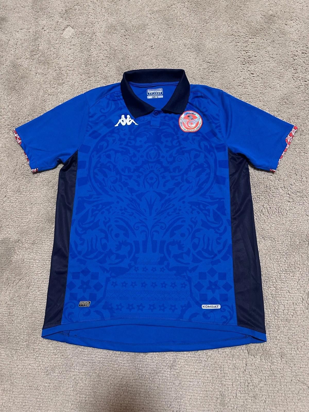 TUNISIA 2023/24 3RD FOOTBALL SHIRT SOCCER JERSEY KAPPA XXL