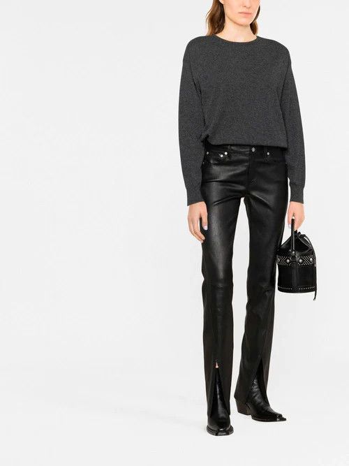 Saint Laurent Paris o1s1wg111024 Pullover Encolure Ronde Degagee Sweaters Size S / US 4 / IT 40 - 2 Thumbnail