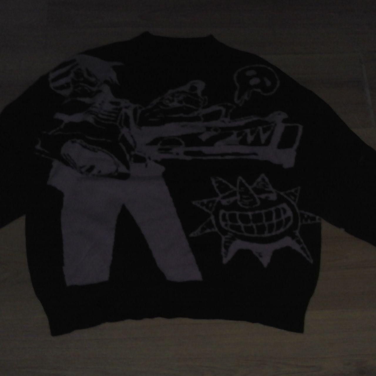 Other Y2k Black and Purple Sora Clothing Sweater Size L / US 10 / IT 46 - 3 Thumbnail