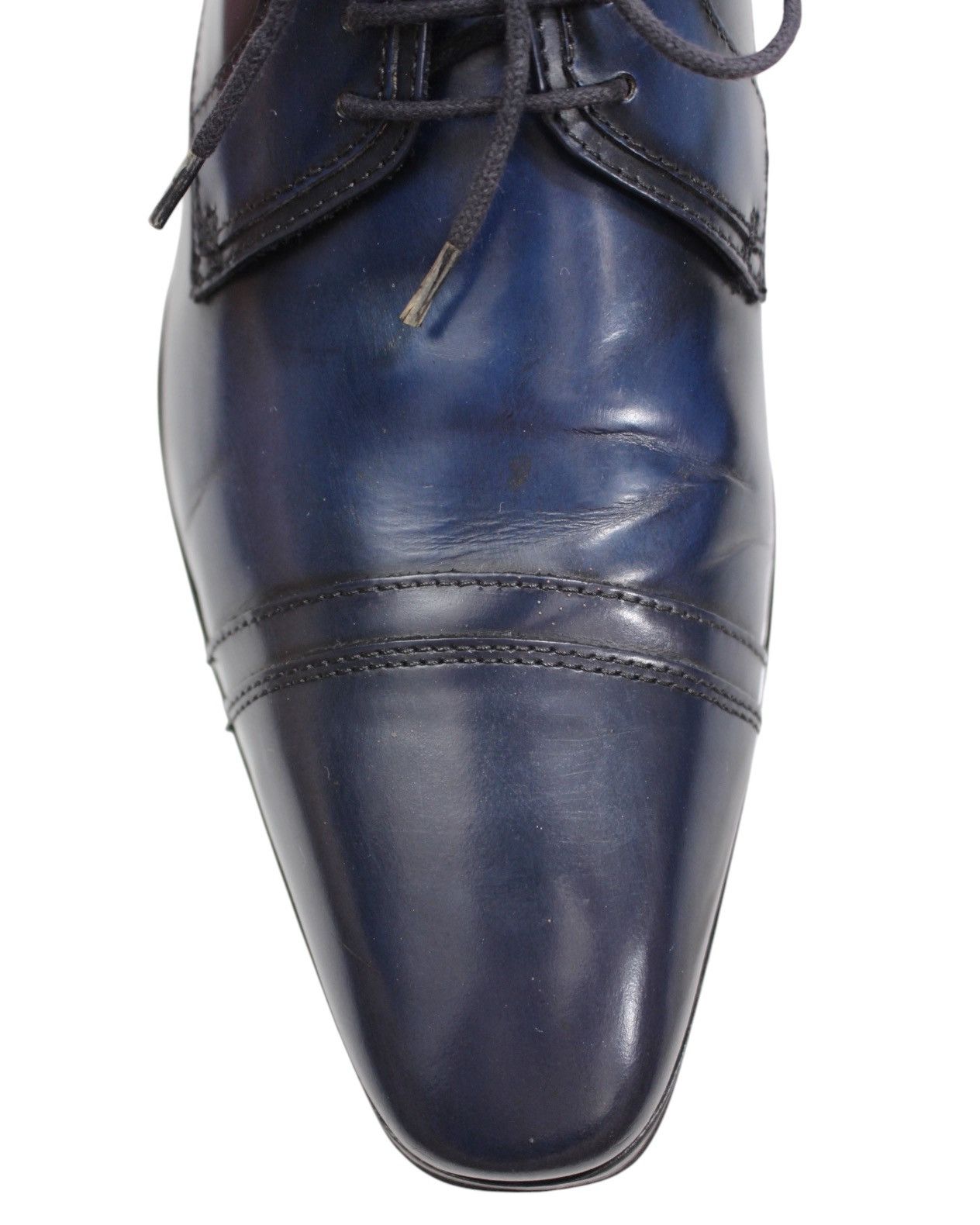 Leather × Vintage CALZOLERIA TOSCANA HAND CRAFTED LACE UP DERBY Size US 7 / EU 40 - 5 Thumbnail