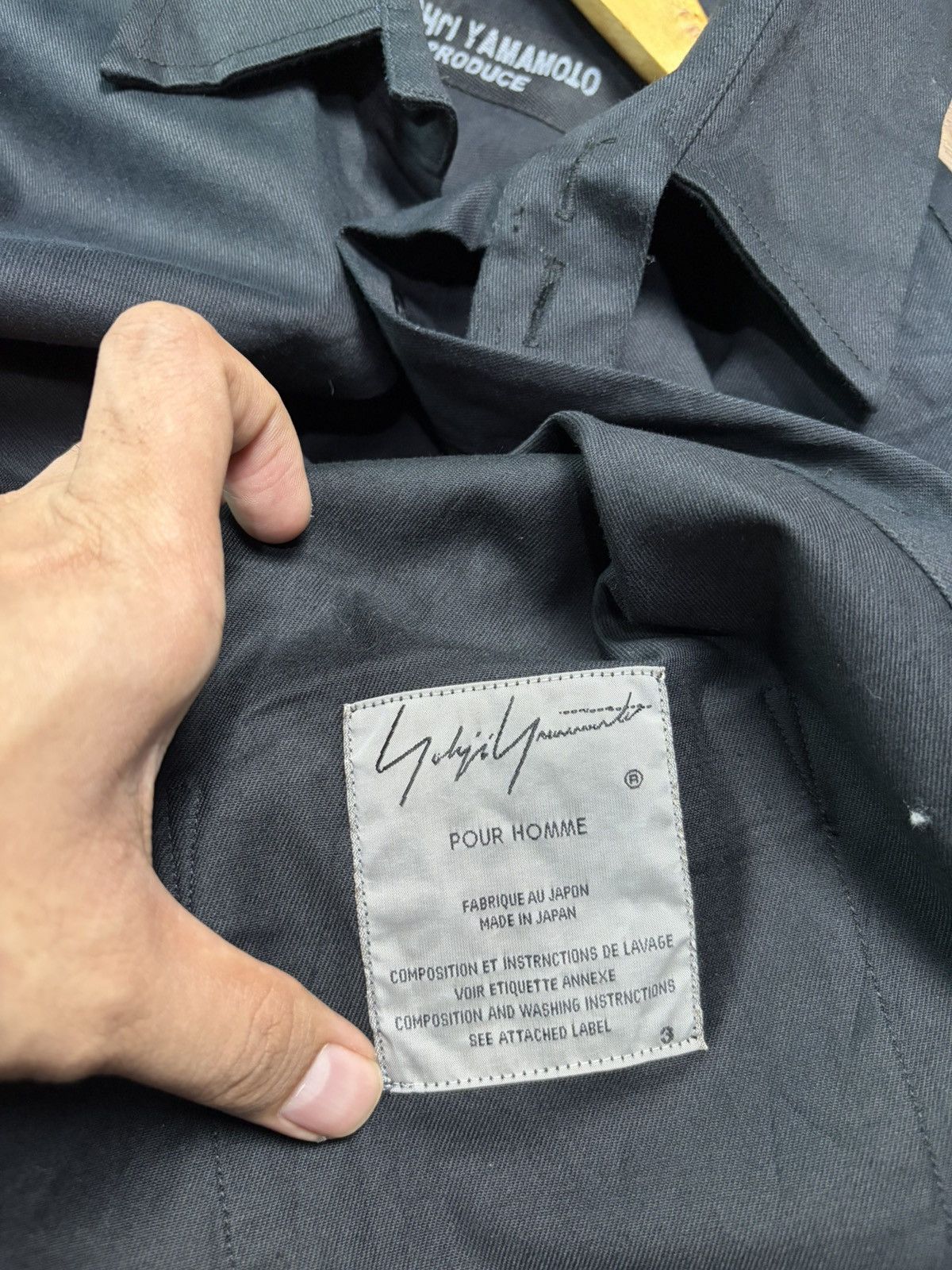 Yohji Yamamoto FREE TAX! Yohji Yamamoto Pour Homme Staff Shirt Size US L / EU 52-54 / 3 - 5 Thumbnail