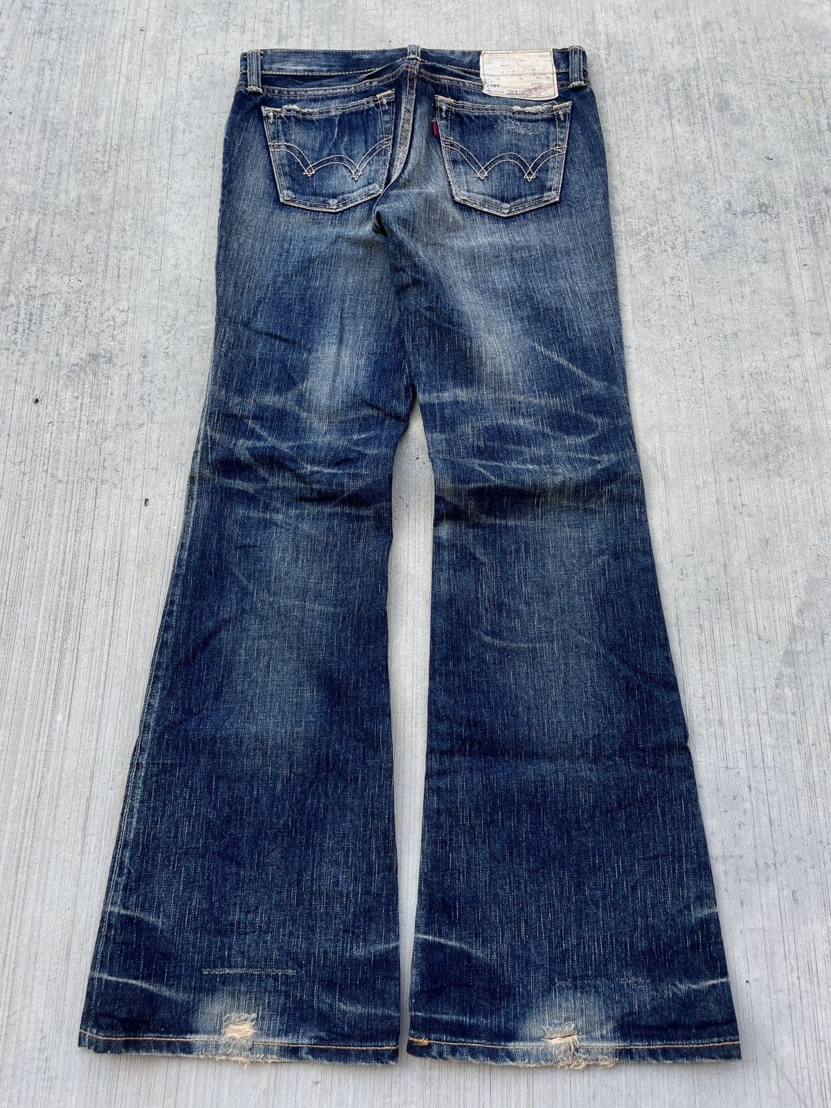 Japanese Brand VINTAGE 2000s JAPANESE BRAND EDWIN FLARE JEAN Size US 29 - 2 Thumbnail