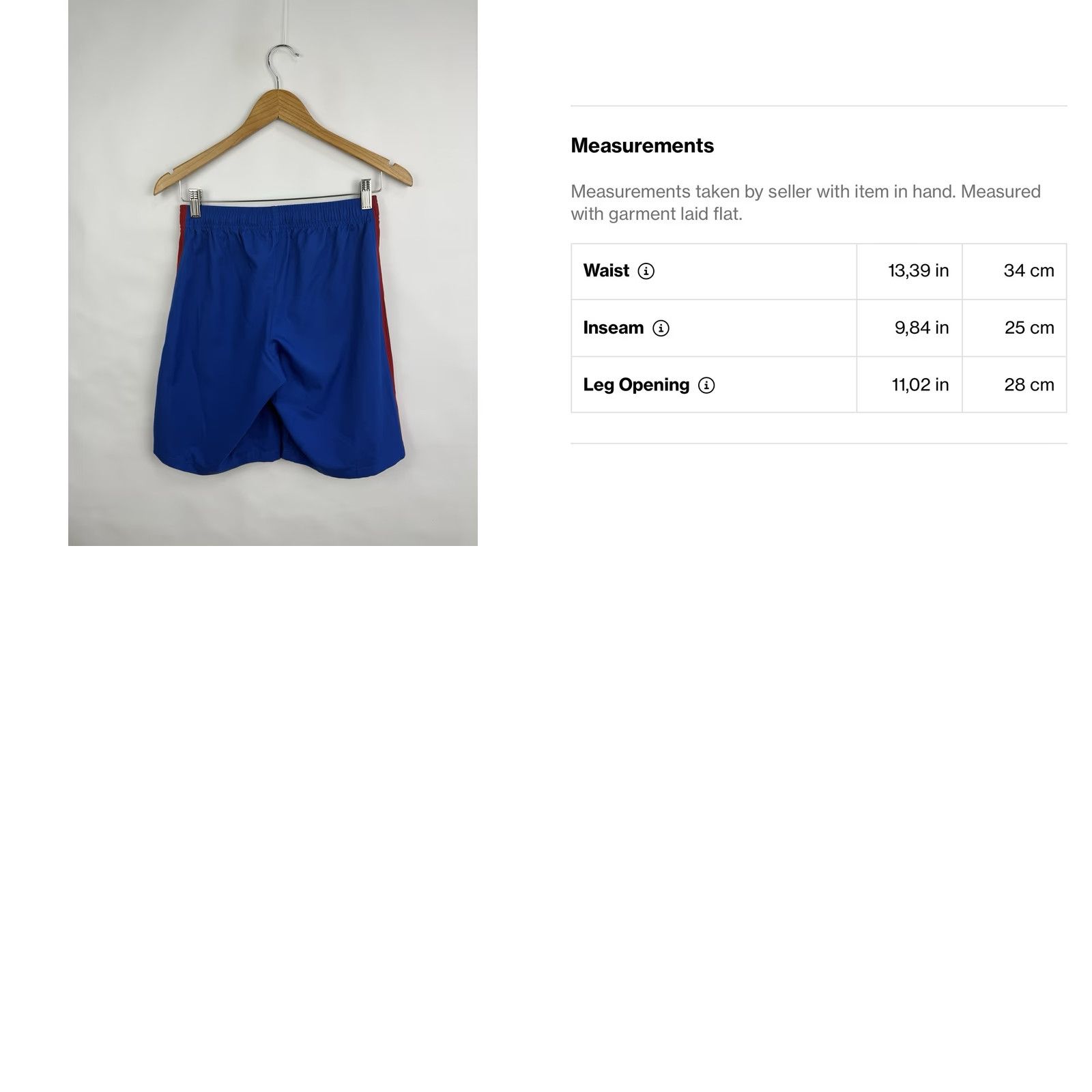 Nike Nike FC Barcelona Neymar Soccer Shorts Retro Blue S Men's Rare 2016 Size US 29 - 8 Thumbnail