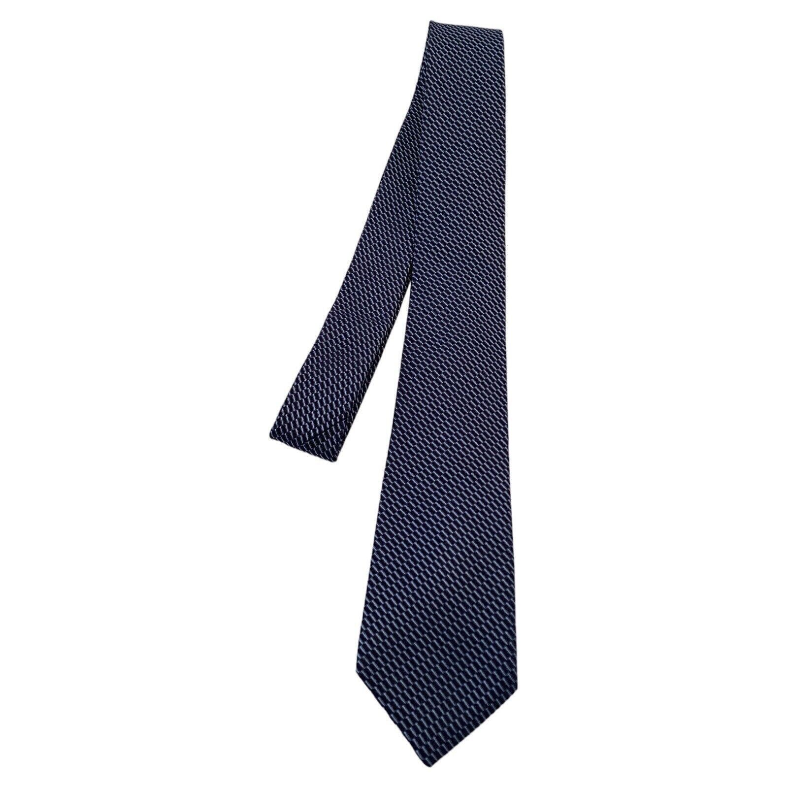 Theory THEORY Blue Striped Luxury Designer Silk Tie Hand Made In U Size ONE SIZE - 5 Thumbnail