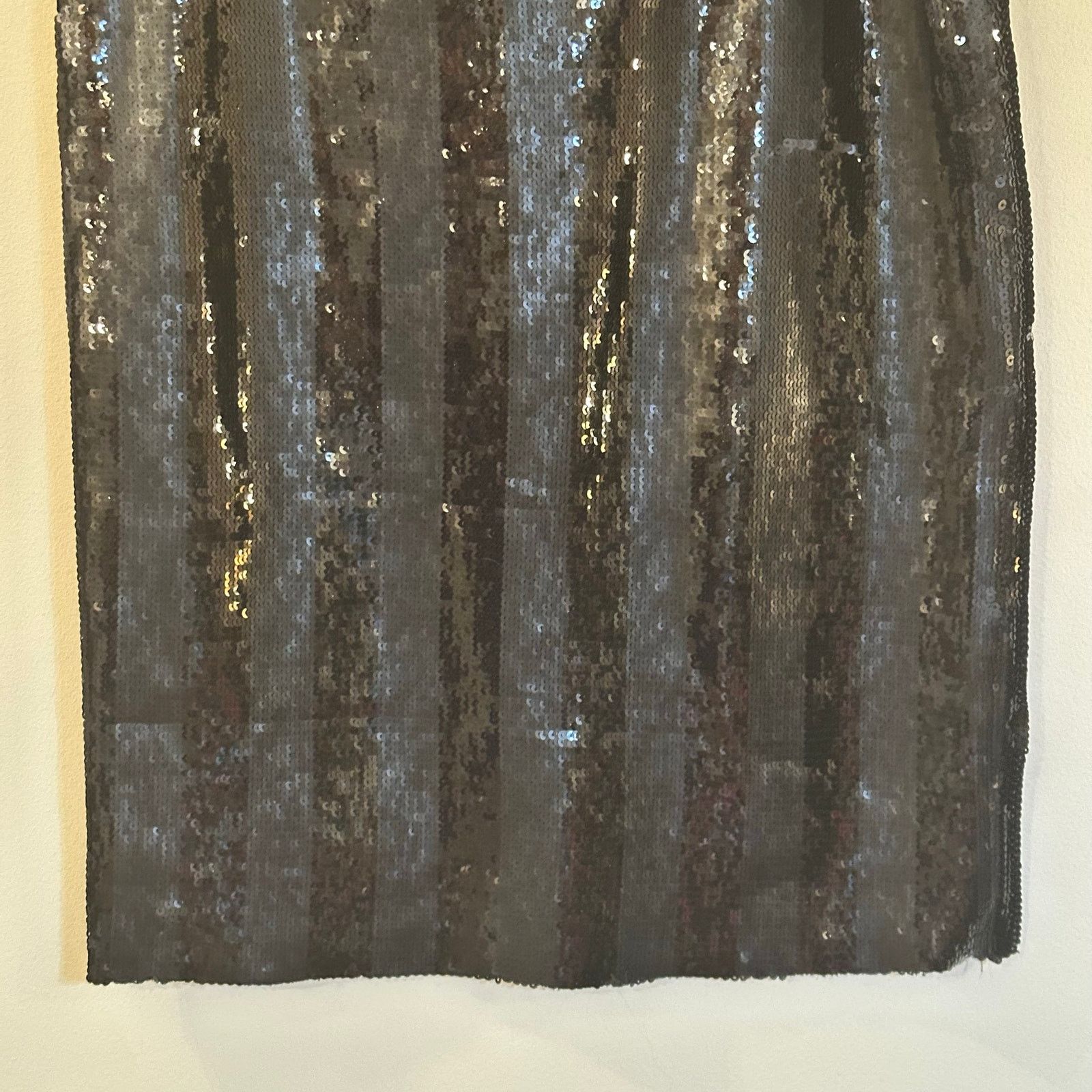 Other Pertegaz Sequin Black Stripe Skirt sz 8 Midi Pencil Skirt Size 30" / US 8 / IT 44 - 3 Thumbnail