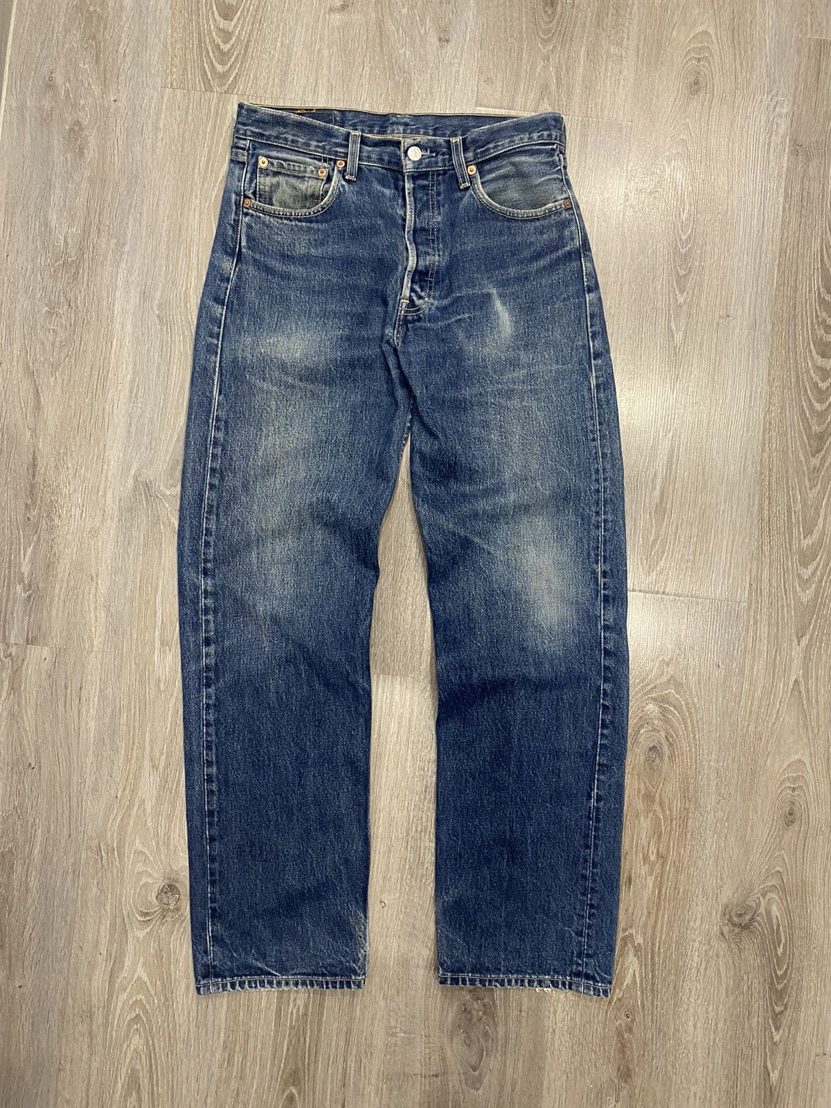 Levi's Very Rare 90s Levi’s 561 04 Cinch Buckle Back Denim Jeans Size US 32 / EU 48 - 9 Thumbnail