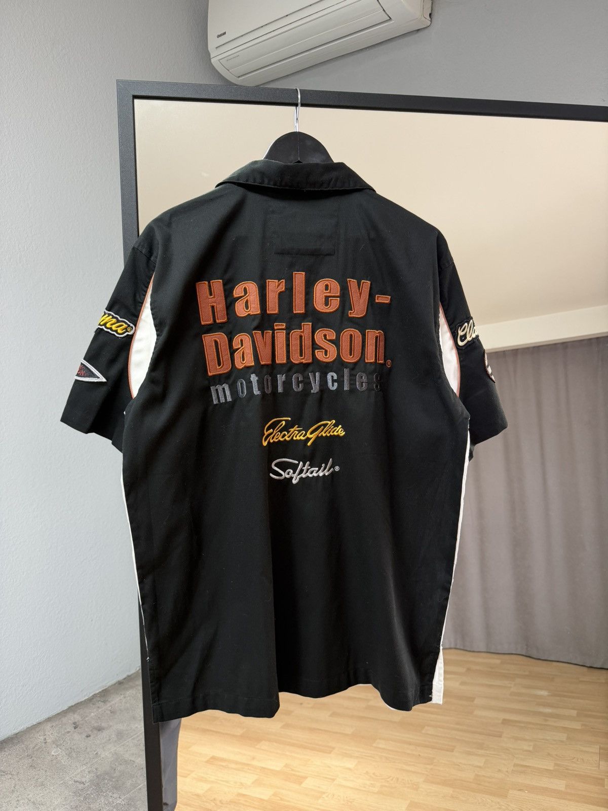Harley Davidson Vintage Harley-Davidson Embroidered Big Logo 90s Motorcycle Size US M / EU 48-50 / 2 - 1 Thumbnail