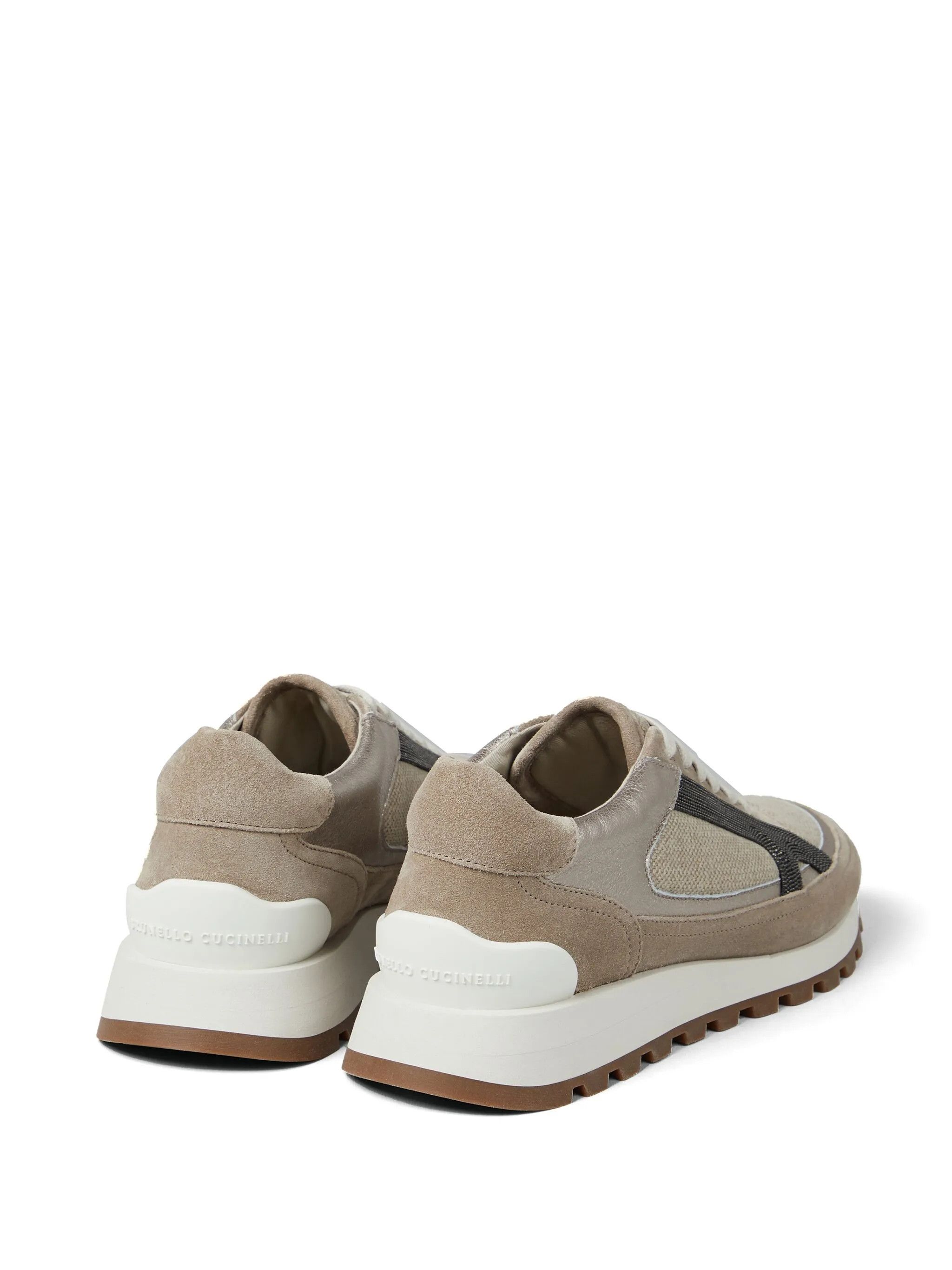 Brunello Cucinelli o1w1db10825 Pair Of Sneakers in Dark Brown Size US 9 / IT 39 - 4 Thumbnail
