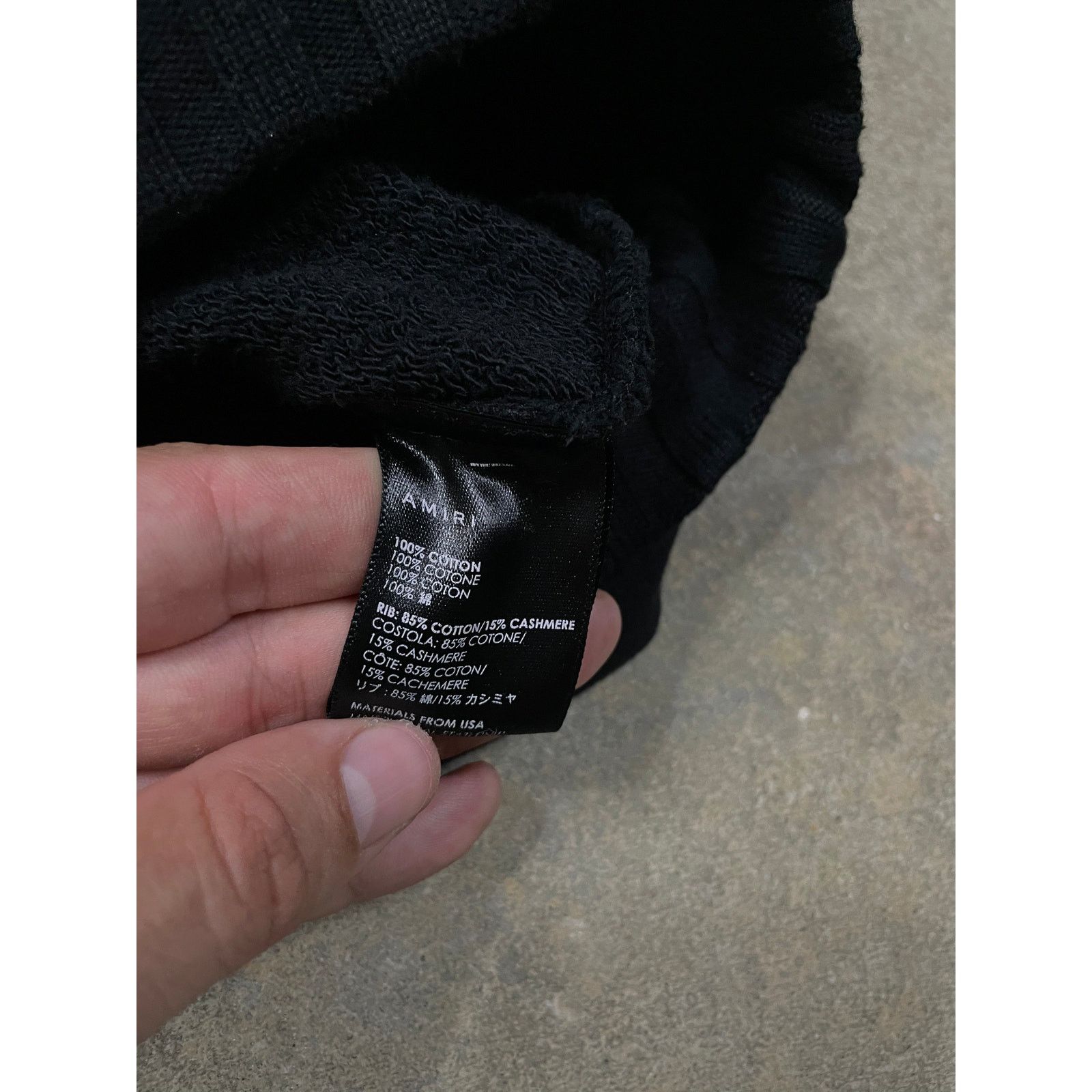 Amiri Amiri Crocodile Crewneck Black Distressed Large Used Size US L / EU 52-54 / 3 - 3 Thumbnail