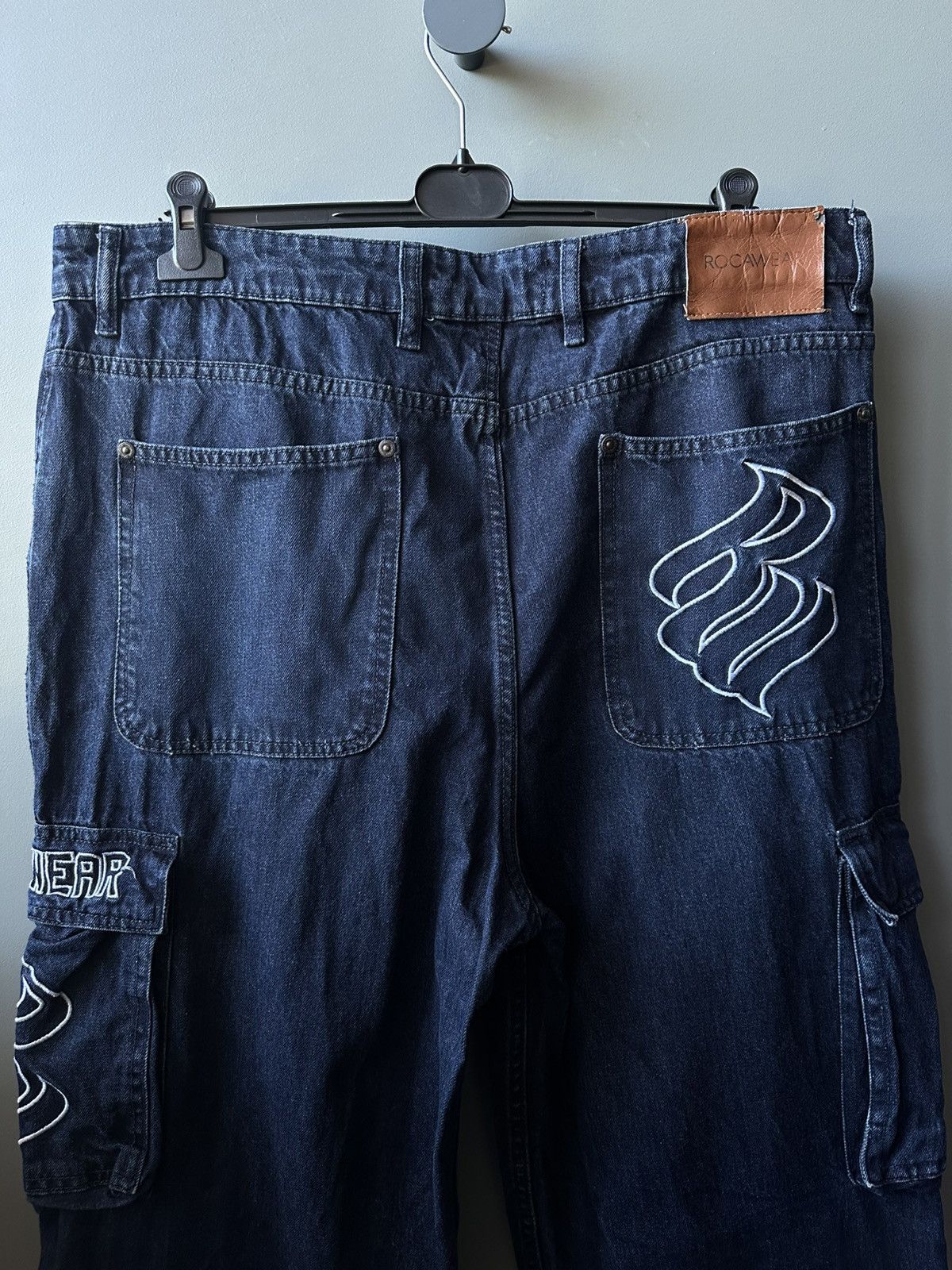 Rocawear Rocawear Denim Cargo Pants Size 36x34 Size US 36 / EU 52 - 5 Thumbnail