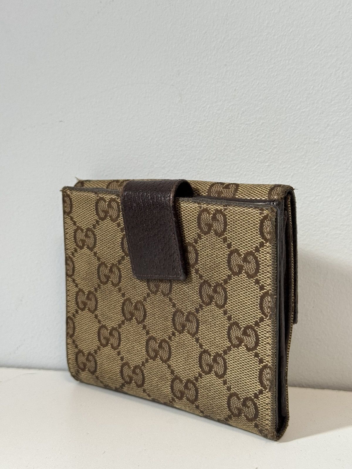 Gucci Authentic, Gucci Brown Mono Canvas Compact Bi-fold Size ONE SIZE - 6 Thumbnail