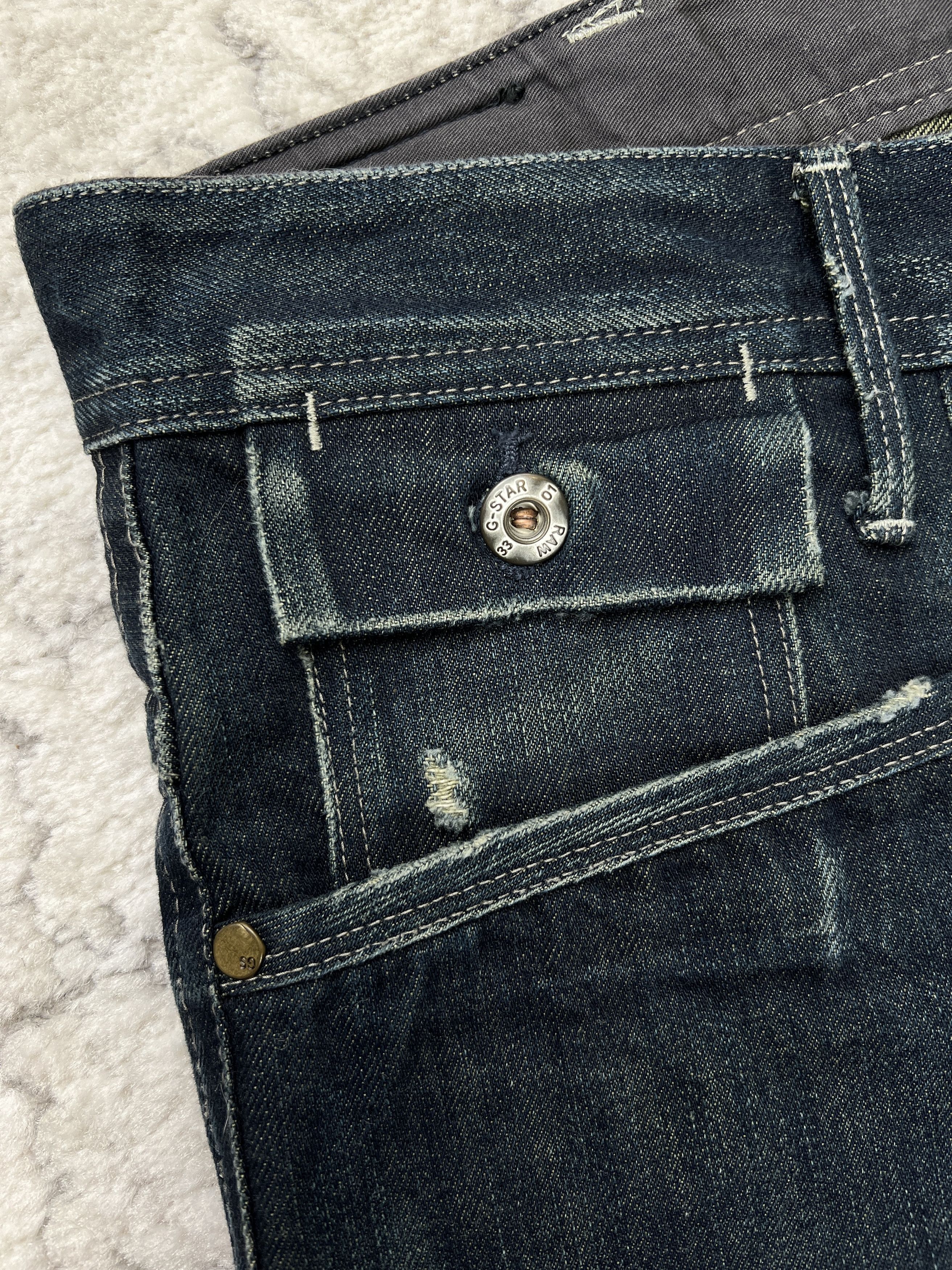 G-Star G-Star RAW Navy Jack Loose Tapered Jeans - Raw Denim 32 Size US 32 / EU 48 - 10 Thumbnail