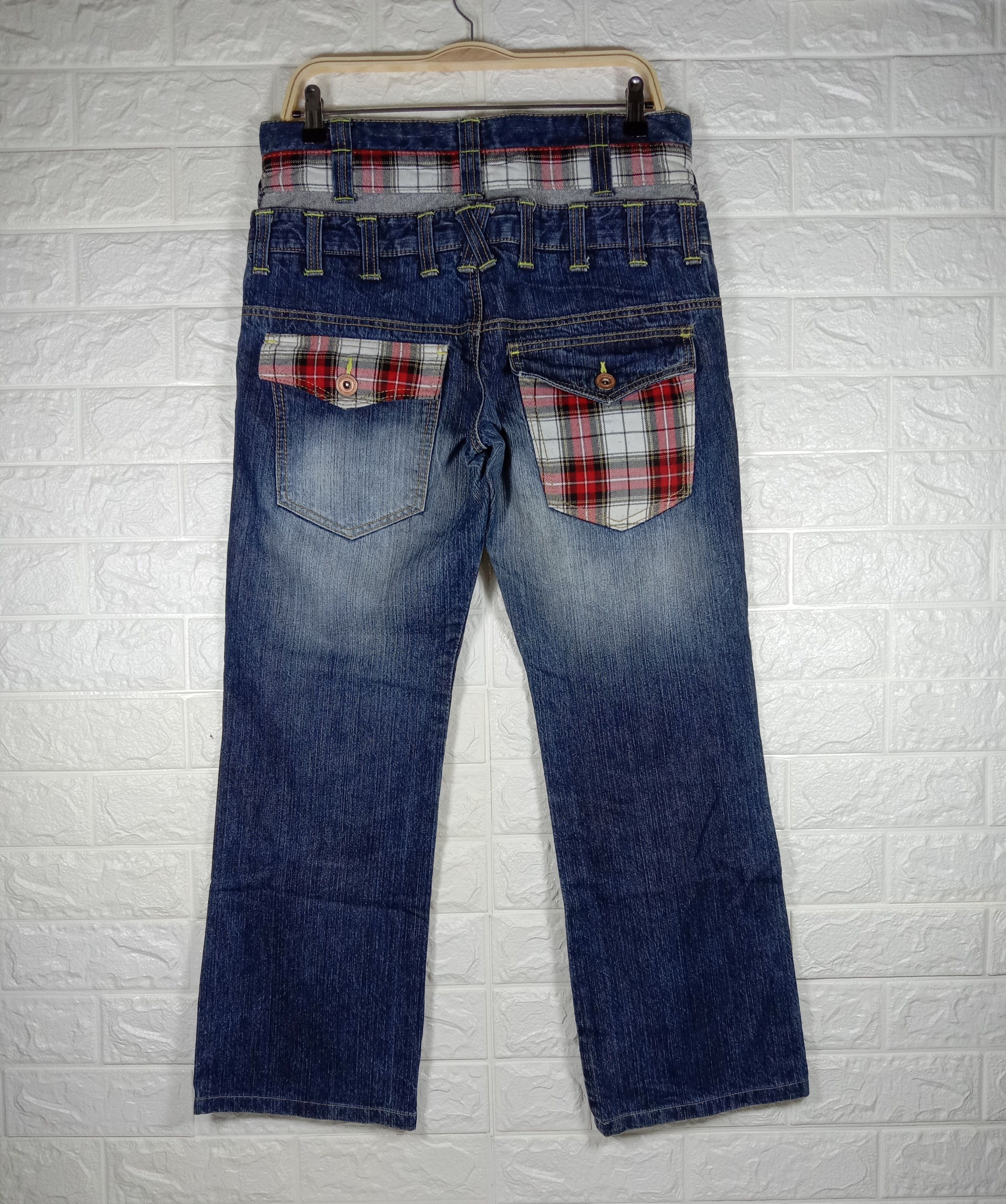 Vintage Japanese Hybrid Double Waist Jeans