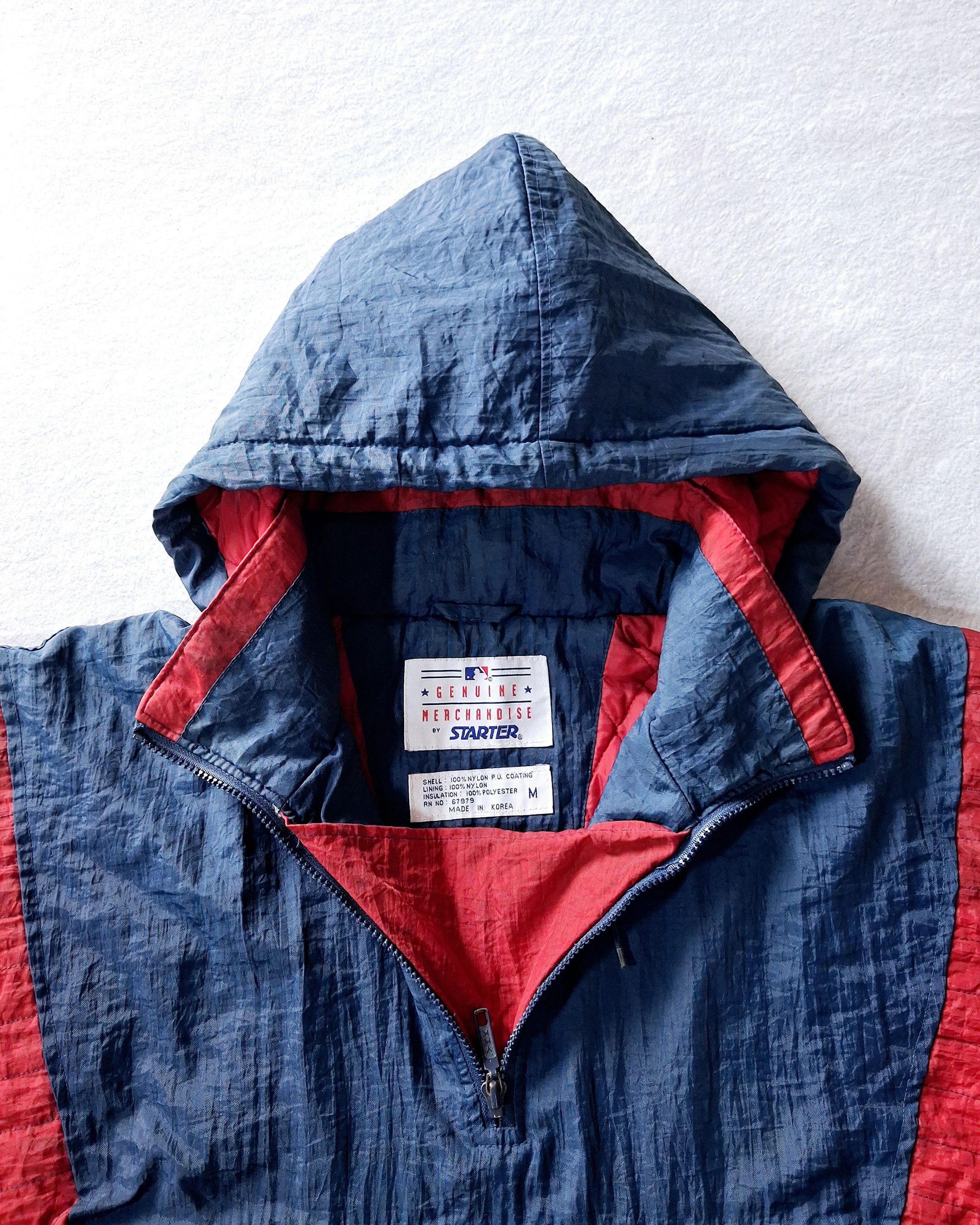Starter STARTER ATLANTA BRAVES HOODED SHELL JACKET Size US L / EU 52-54 / 3 - 11 Thumbnail