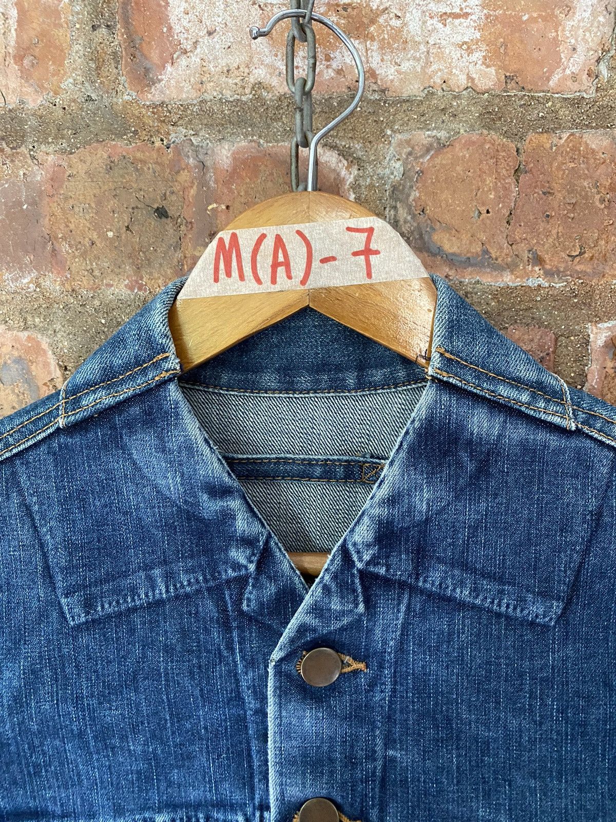 Maison MIHARA YASUHIRO 🔥2000s 🔥 OG trompe l'oeil denim Jacket Size US S / EU 44-46 / 1 - 6 Thumbnail