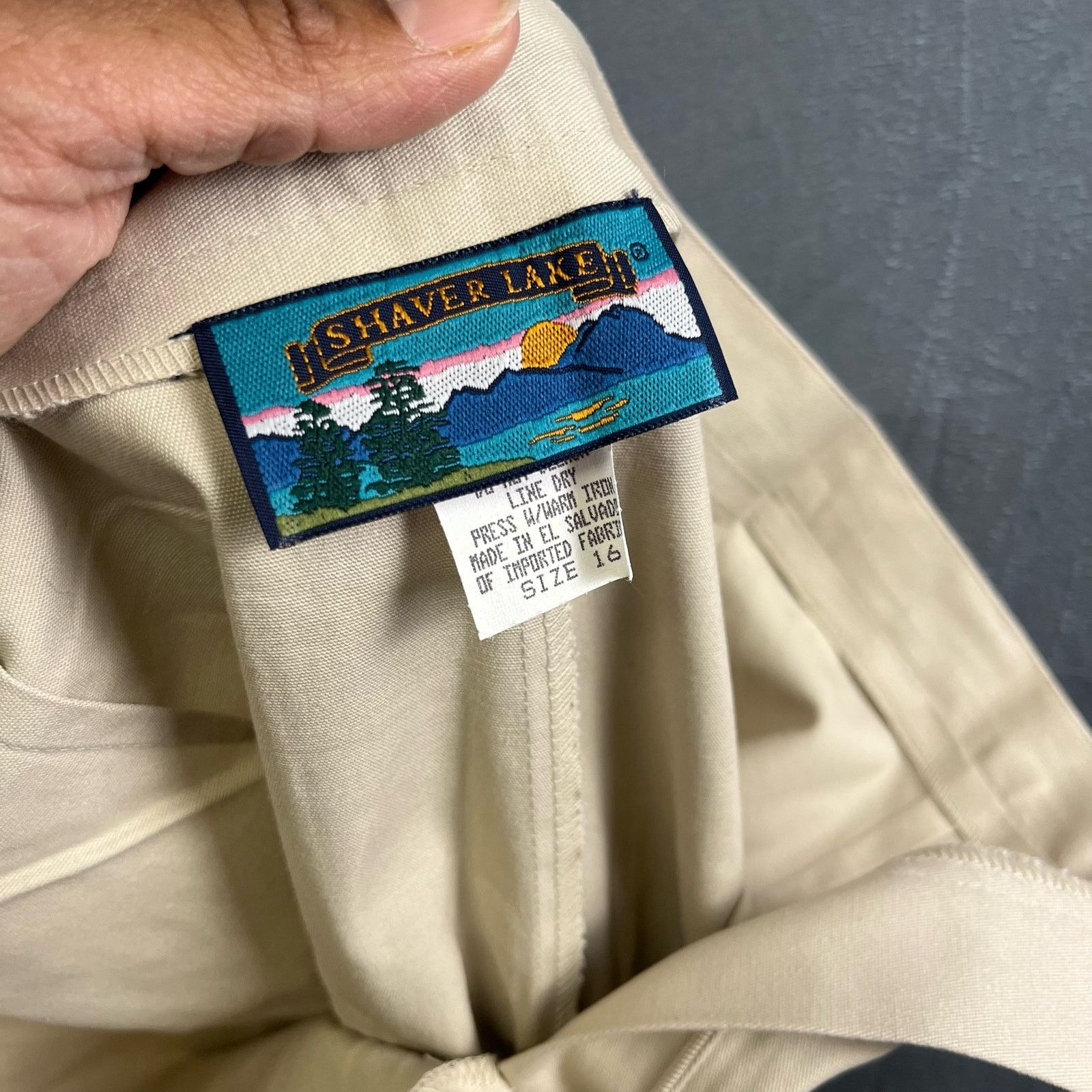 Shaver Lake NWT! Vintage Plus Size 16 Pants Dead Stock Capri Shaver Lake Size 38" / US 16 / IT 52 - 7 Thumbnail