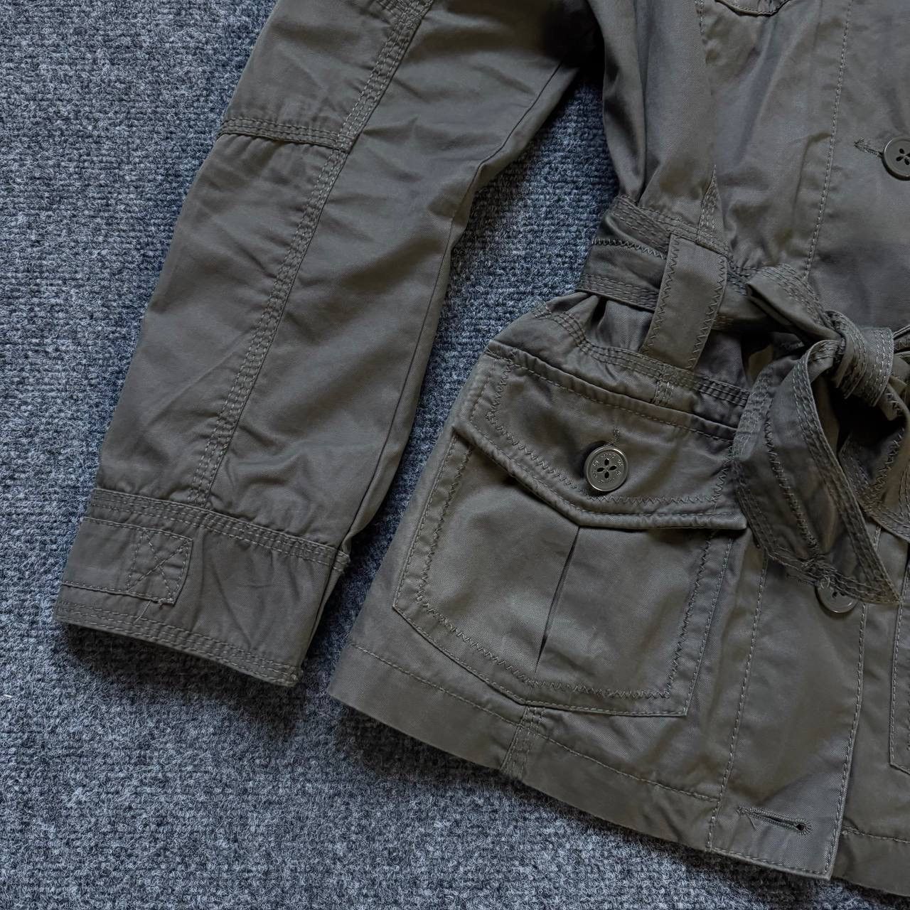 20471120 VTG Women’s EDS Trench Light Jacket Size M Y2K 00s USA Grung Size M / US 6-8 / IT 42-44 - 15 Thumbnail