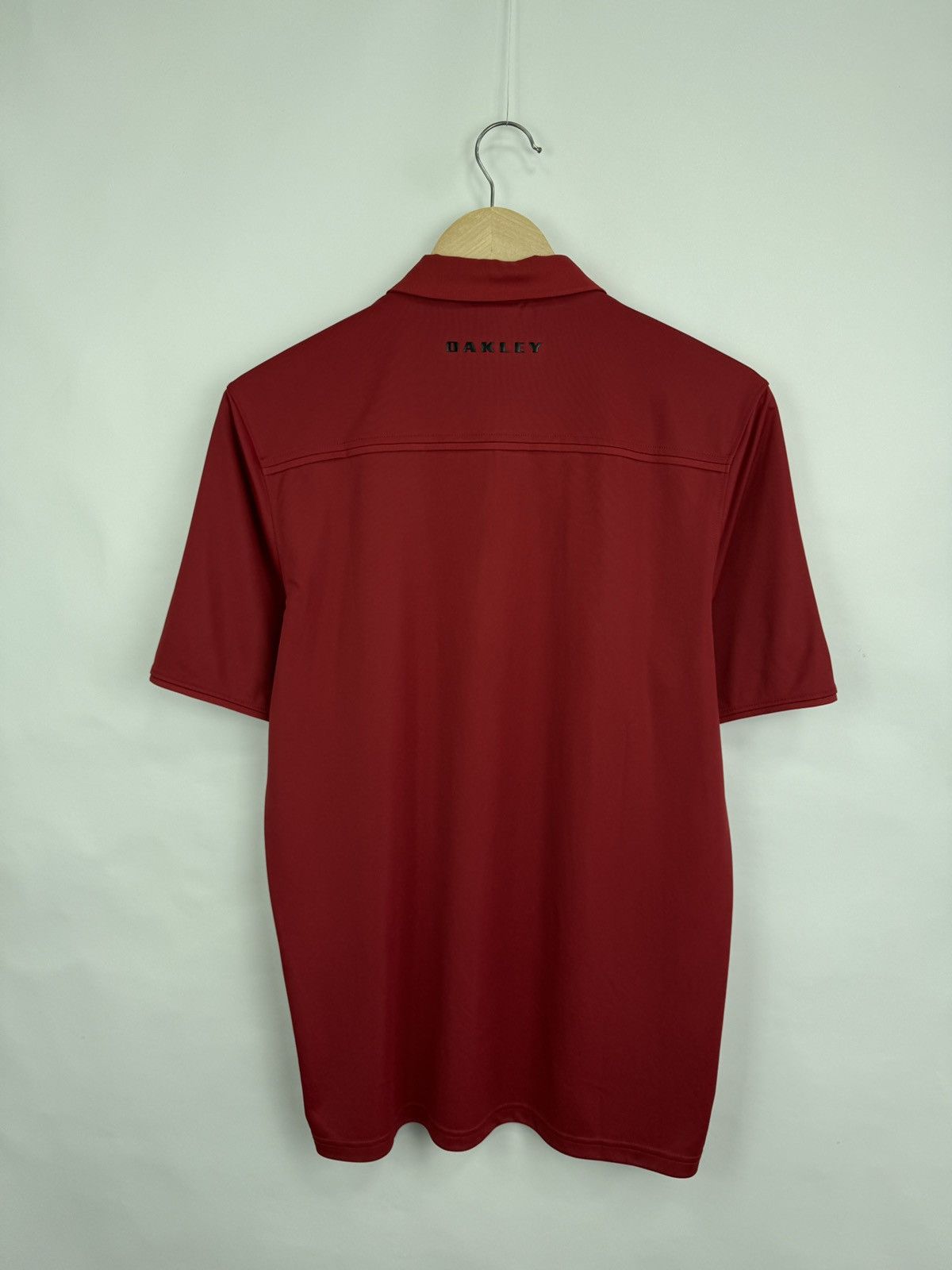 Oakley 🇺🇸 Vintage Y2K Oakley Polo T-Shirt Rare Hype Asymmetrical Art Size US M / EU 48-50 / 2 - 7 Thumbnail