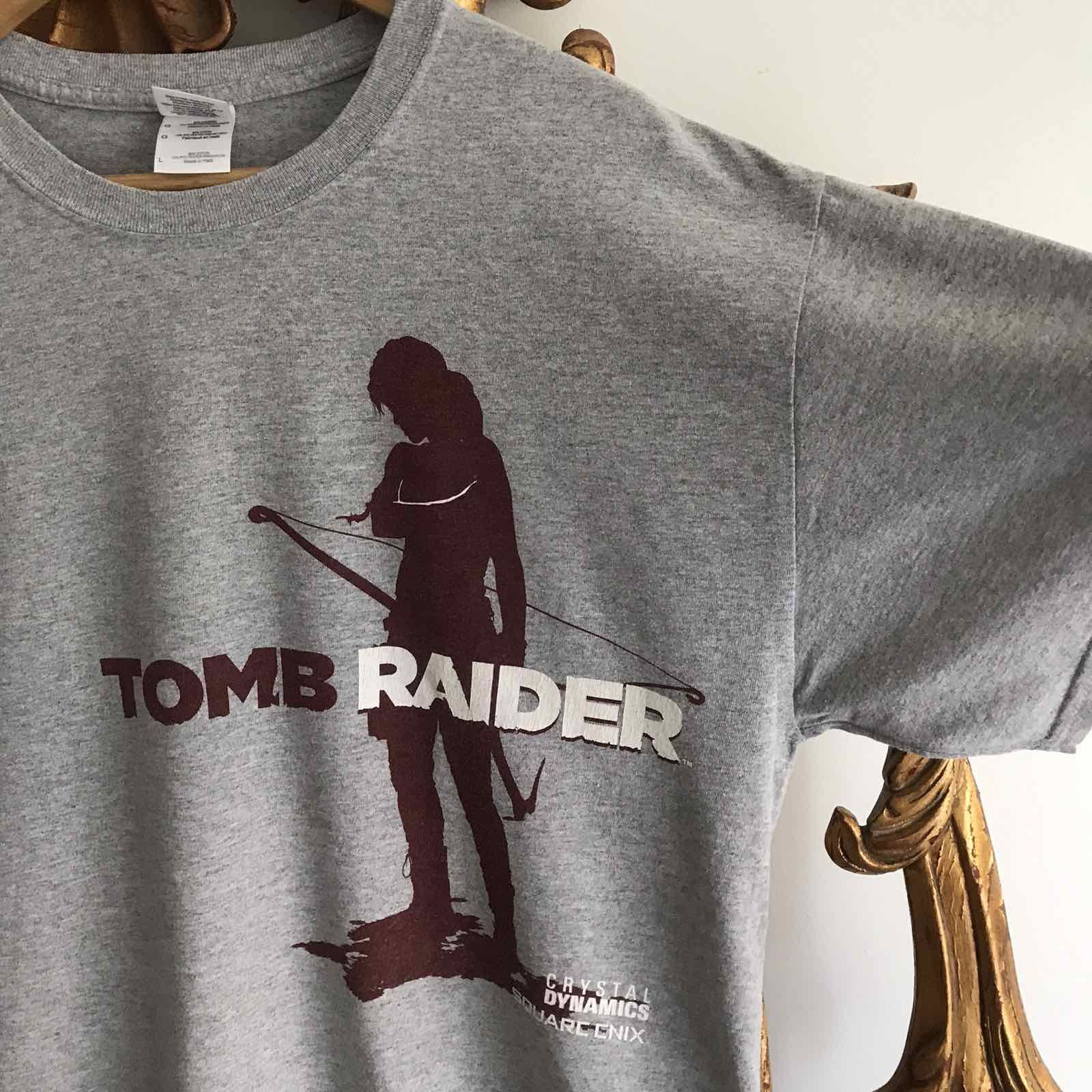 Nintendo Tomb Raider Vintage Video Game T Shirt Crystal Dynamics Sz L Size US L / EU 52-54 / 3 - 3 Thumbnail