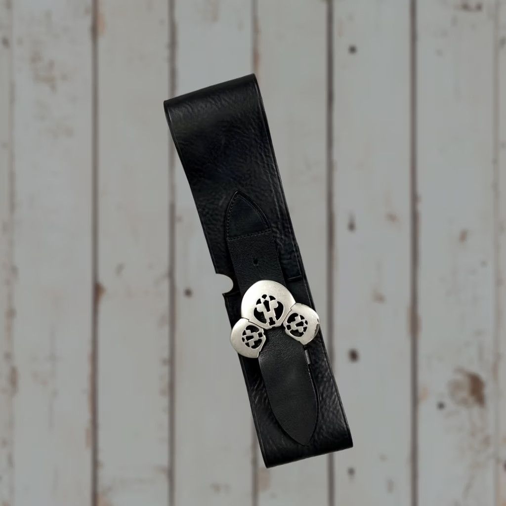 Isabel Marant Isabel Marant Women Leather Belt Black One Size Size ONE SIZE - 1 Thumbnail