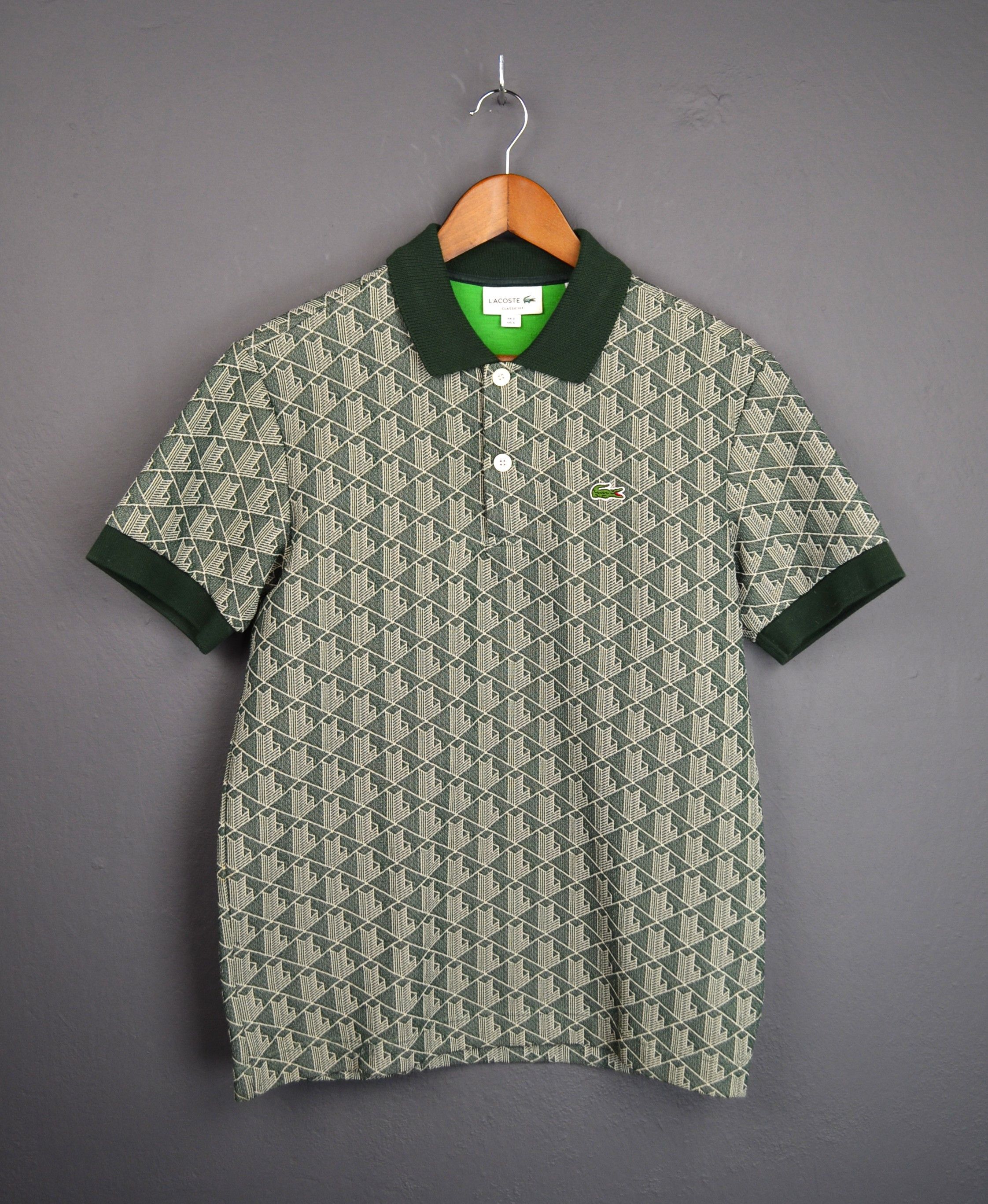 Lacoste Lacoste Classic Fit Monogram Polo Shirt 3 FR size S Size US S / EU 44-46 / 1 - 2 Thumbnail