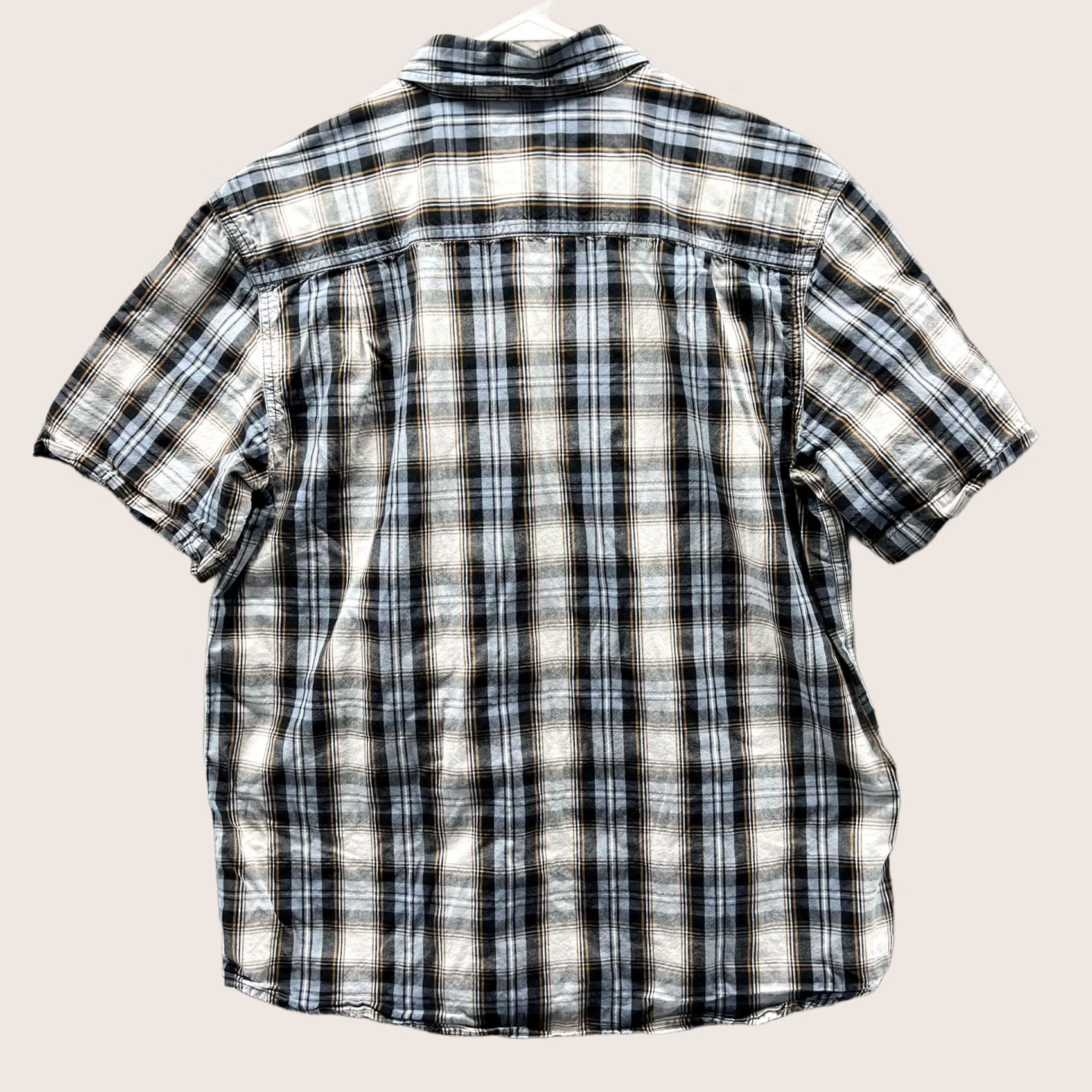 Carhartt Carhartt Shirt Mens Large Gray Plaid Short Sleeve Button Front Relaxed Fit Size US L / EU 52-54 / 3 - 1 Thumbnail