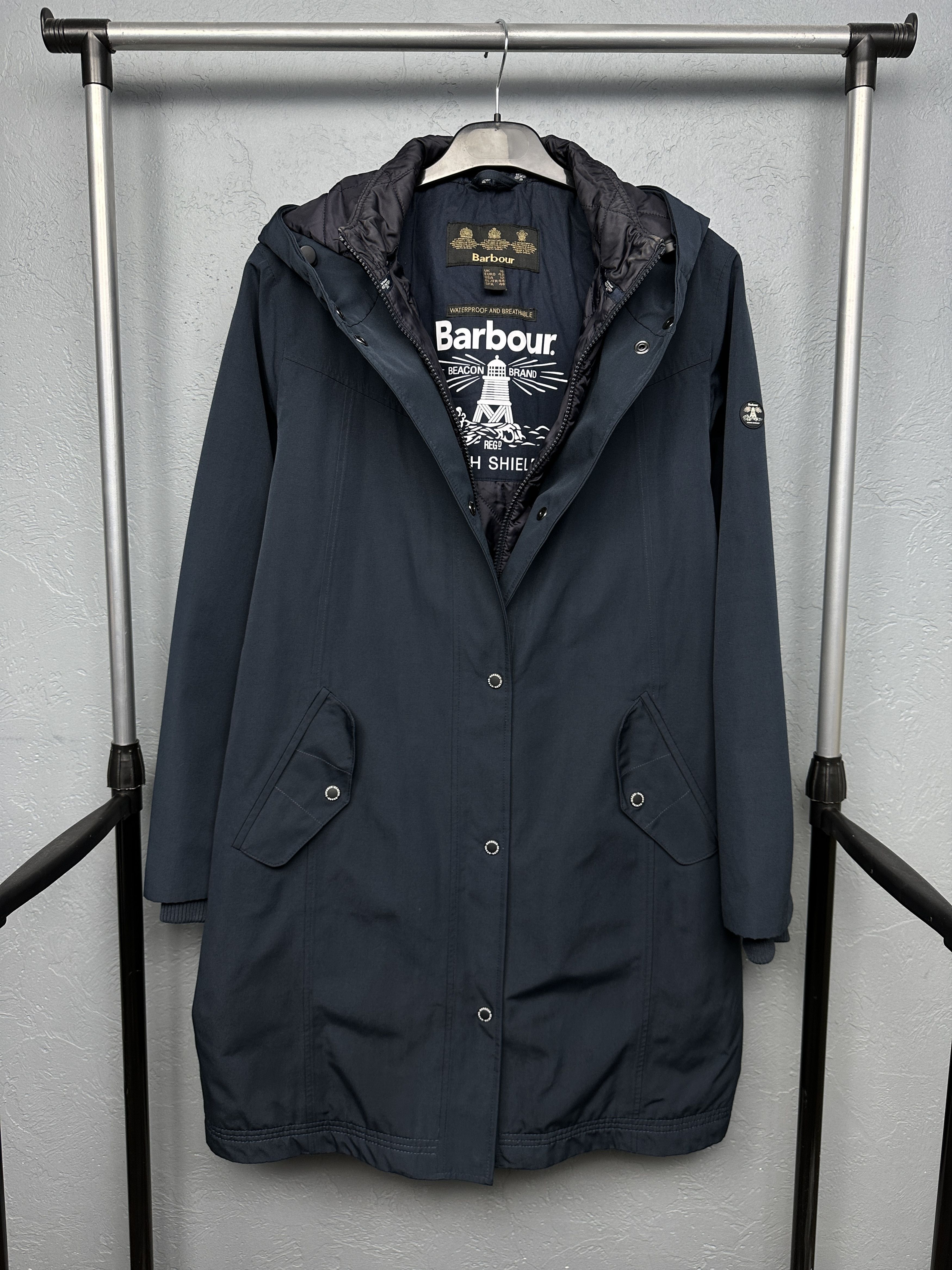 Barbour Barbour Womens Mast Waterproof Jacket Size XL / US 12-14 / IT 48-50 - 1 Thumbnail