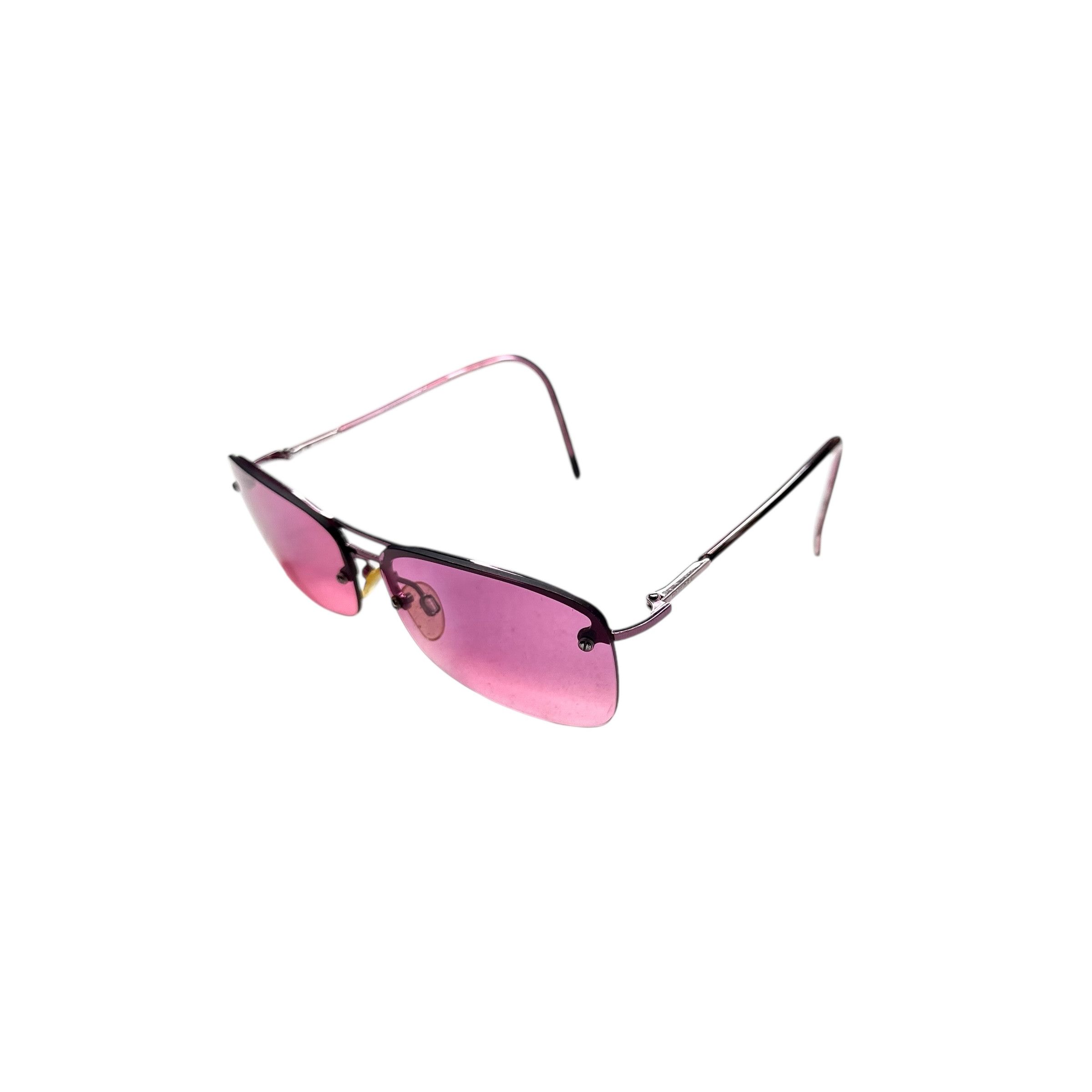 Valentino Valentino Pink Assymetric Sunglasses Size ONE SIZE - 1 Thumbnail