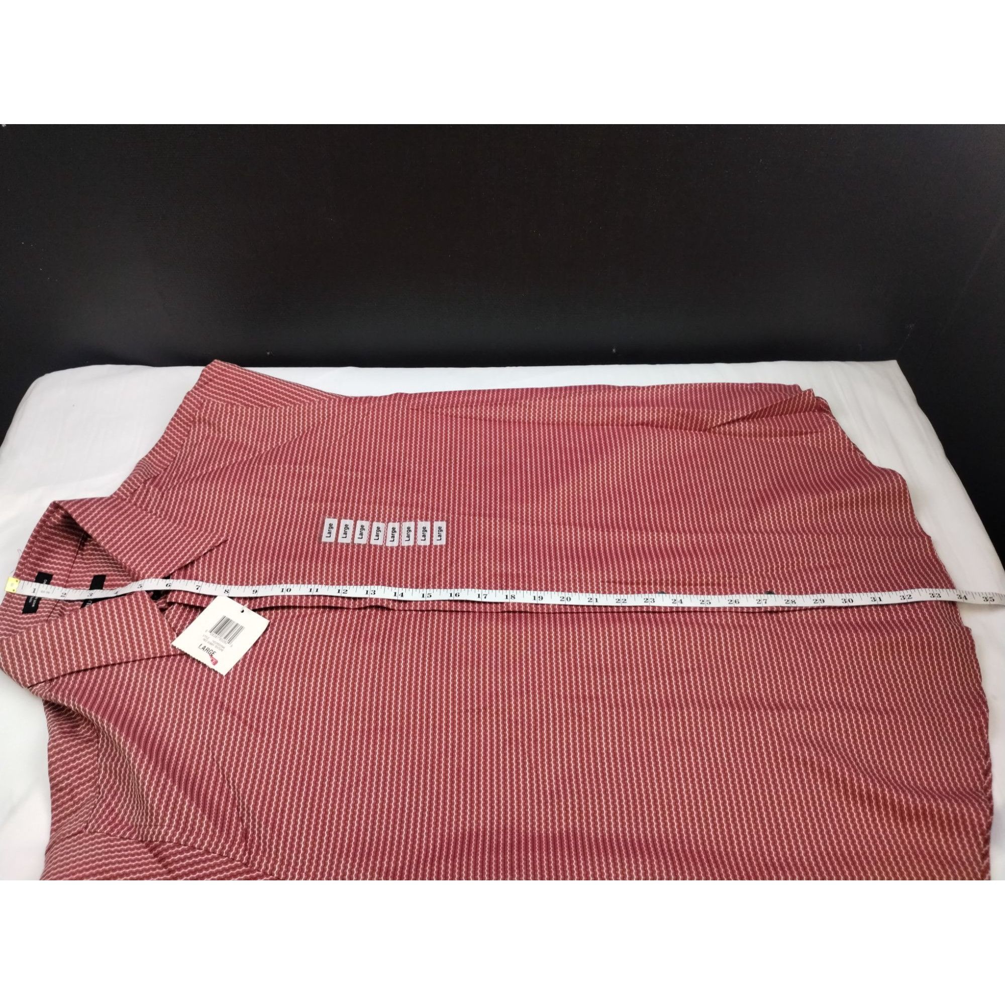 Alfani Alfani Men's Red Shirt/Button Up/Long Sleeve Sz L SKU 4016 Size US L / EU 52-54 / 3 - 9 Thumbnail