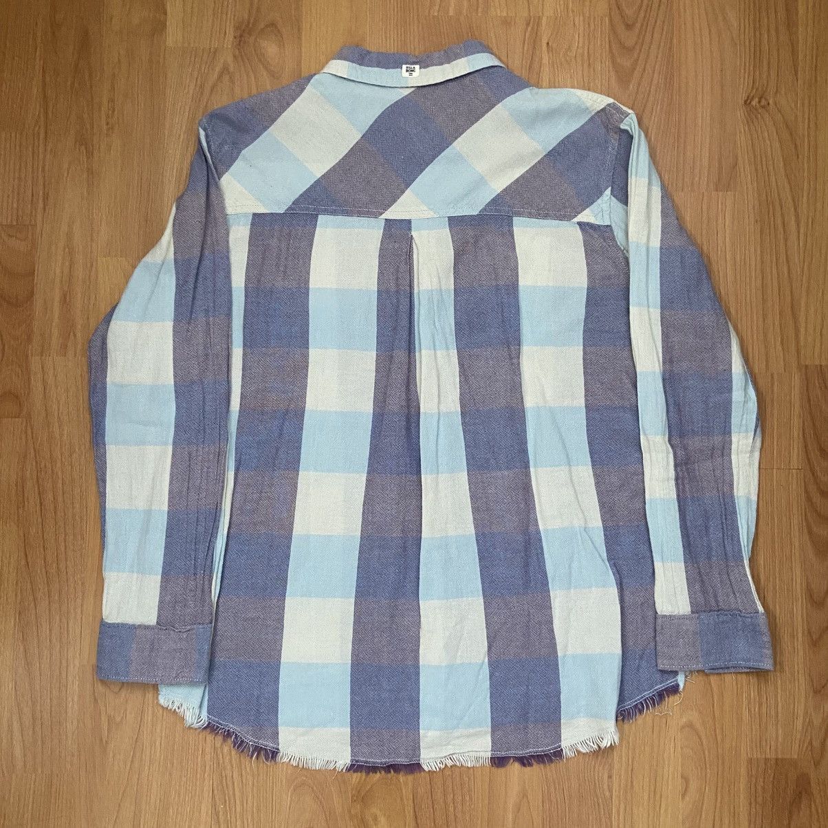 Billabong Billabong Pastel Plaid Surfer Button Up Shirt Women’s Large Size L / US 10 / IT 46 - 3 Thumbnail
