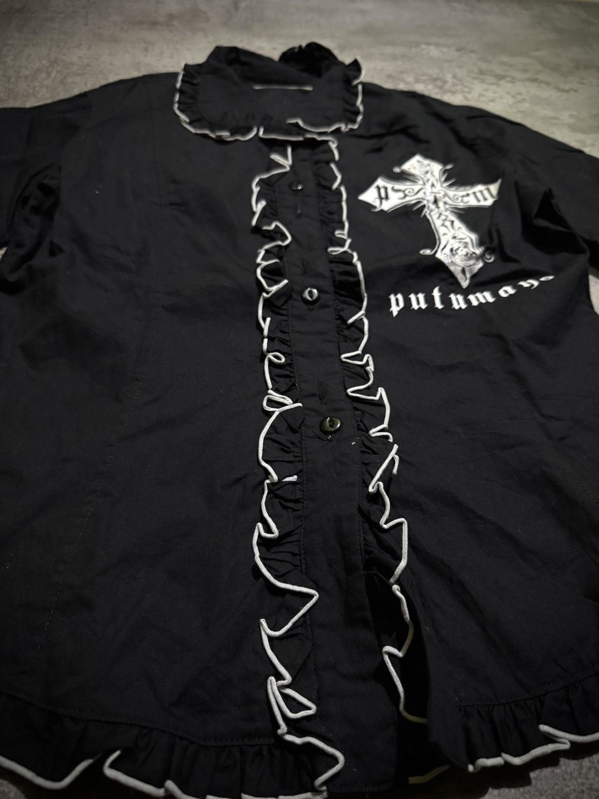 Japanese Brand PUTUMAYO GOTHIC CROSS IFSIXWASNINE SHIRT Size S / US 4 / IT 40 - 3 Thumbnail