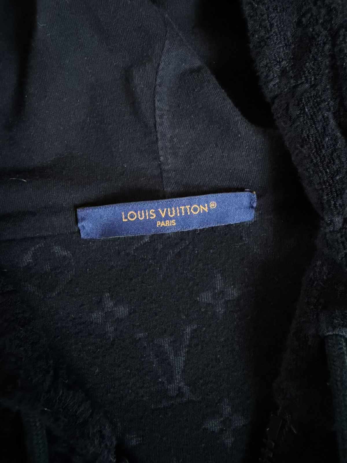 Louis Vuitton louis vuitton monogram towel zip up hoodie black Size US M / EU 48-50 / 2 - 4 Thumbnail