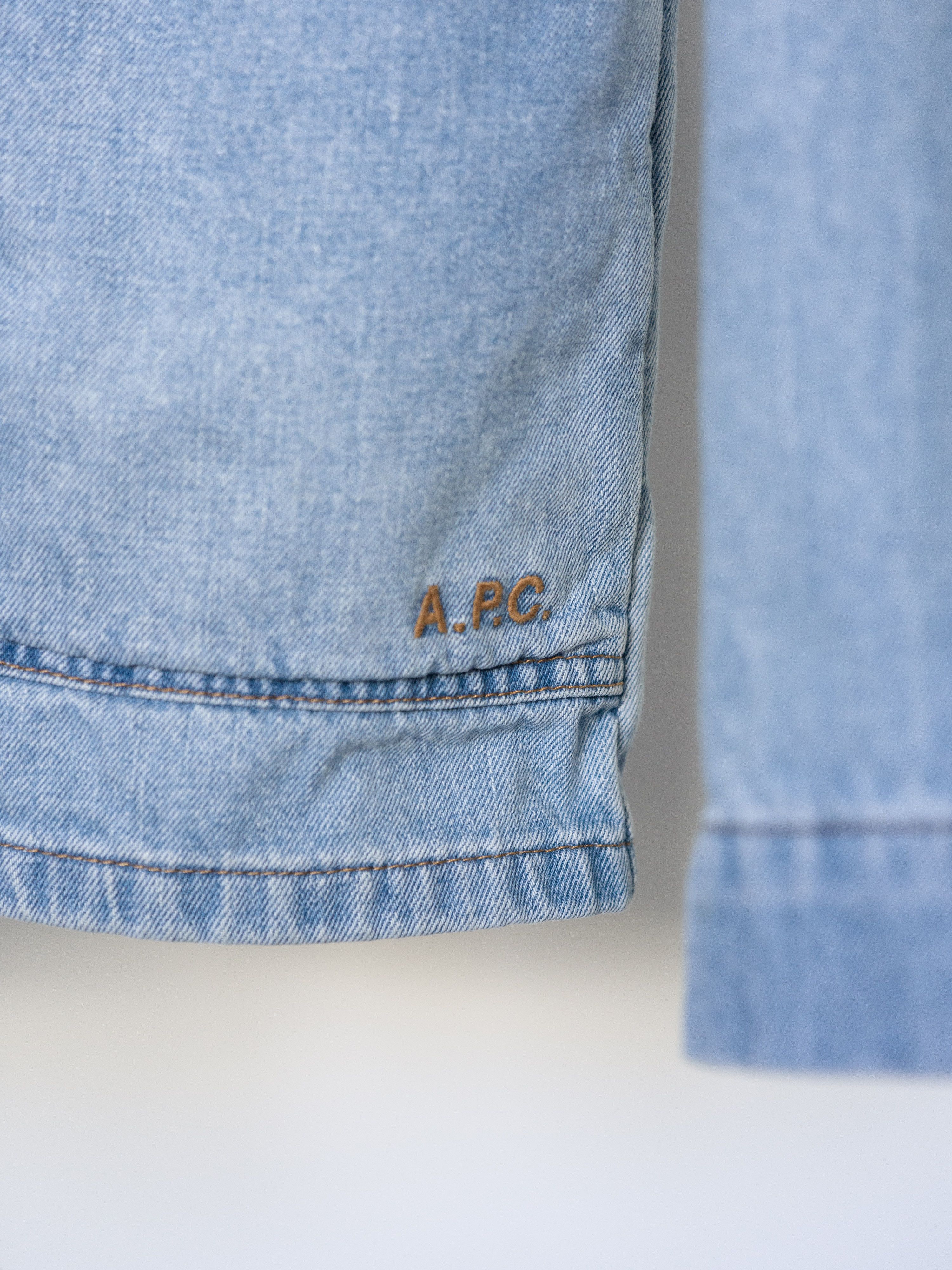 A.P.C. Kerlouan Jacket - Pale Blue Size US S / EU 44-46 / 1 - 4 Thumbnail