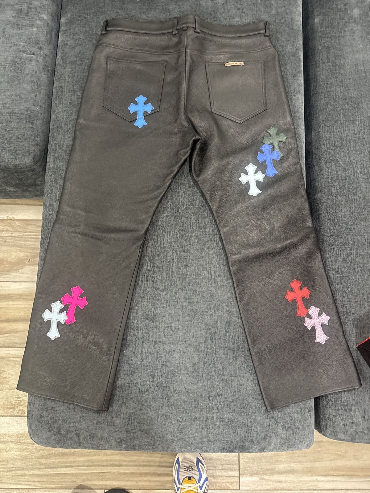 Chrome Hearts leather chrome hearts pants Size US 40 / EU 56 - 13 Thumbnail