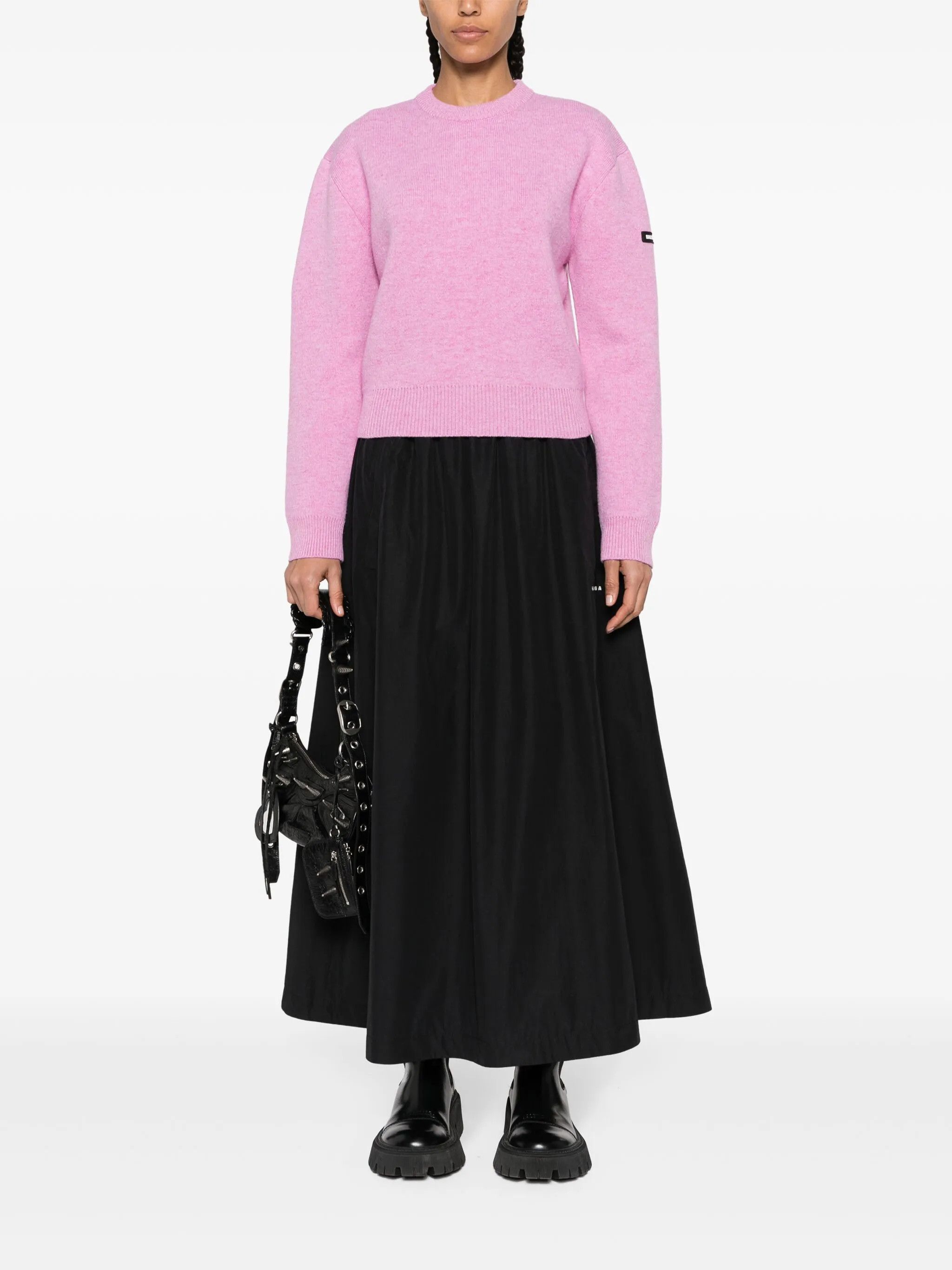 Balenciaga o1y0625 Sweater in Pink Size S / US 4 / IT 40 - 5 Thumbnail