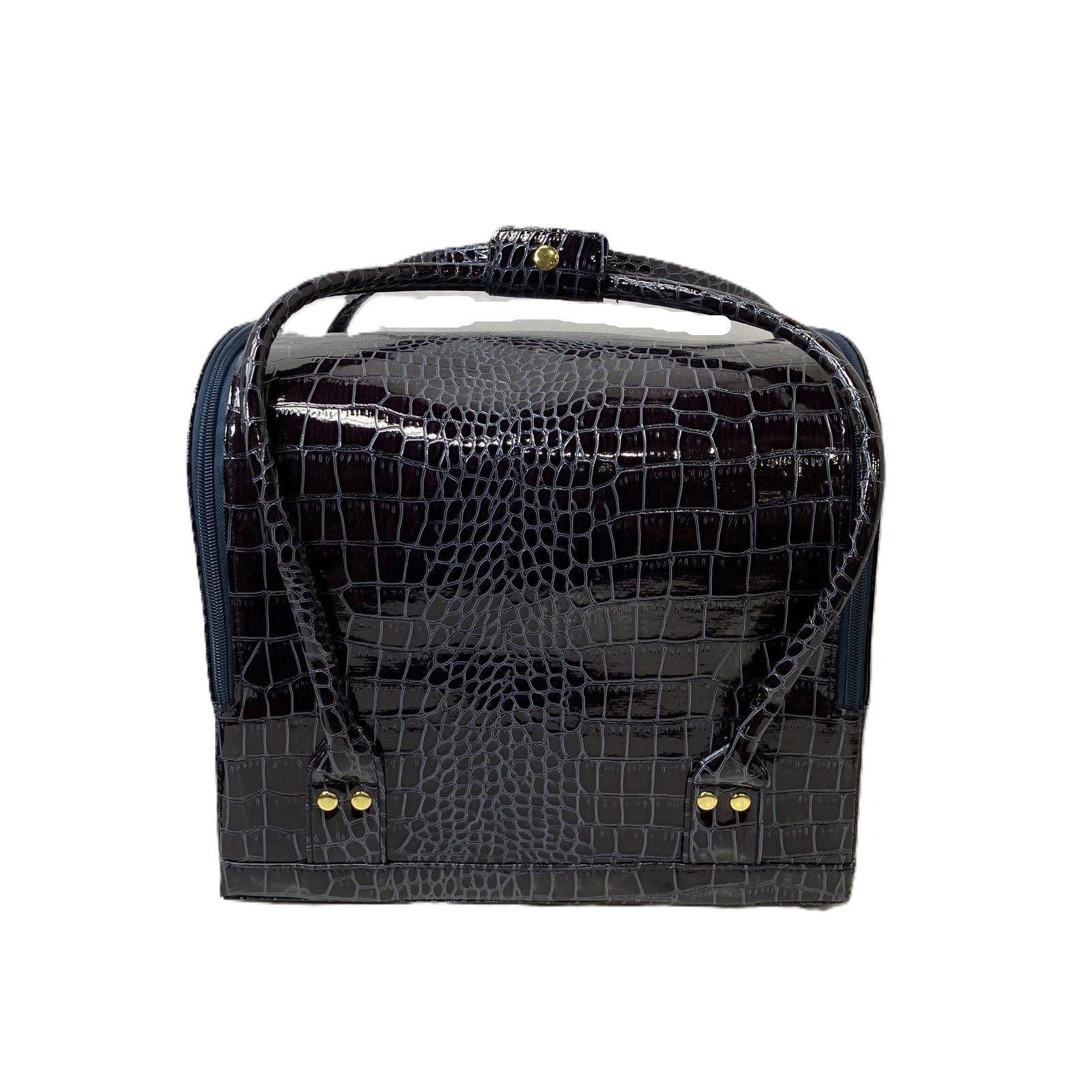 Designer SeneGence Luxury Tiered Vegan Leather Travel Cosmetic Case Size ONE SIZE - 7 Thumbnail