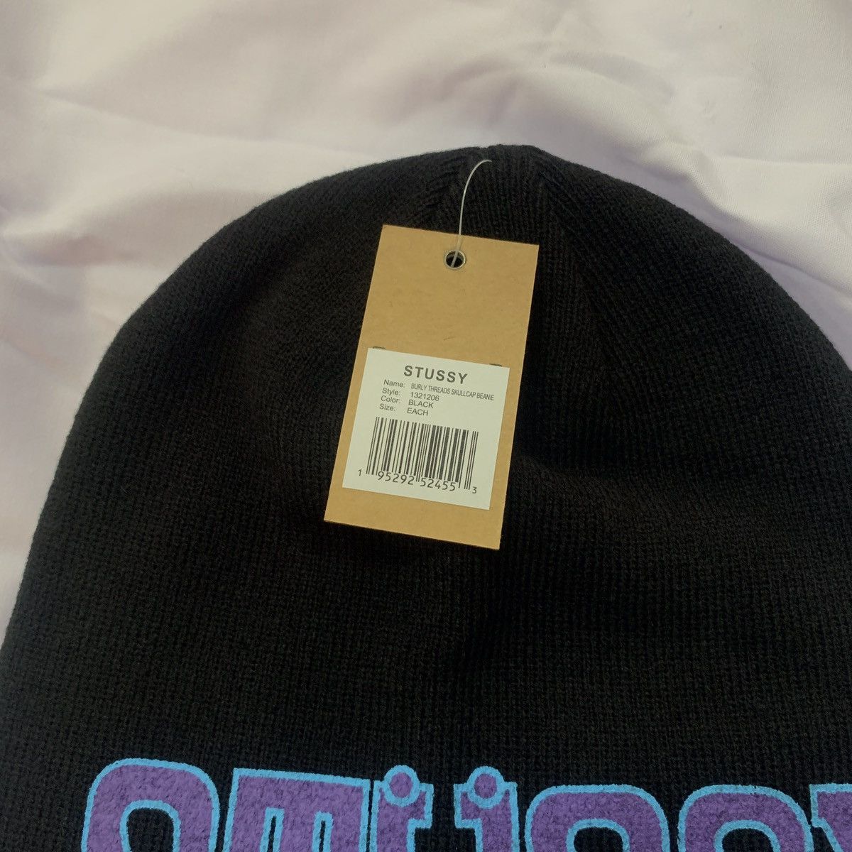 Stussy × Vintage Stussy Burly Threads Skullcap Beanie Size ONE SIZE - 2 Thumbnail