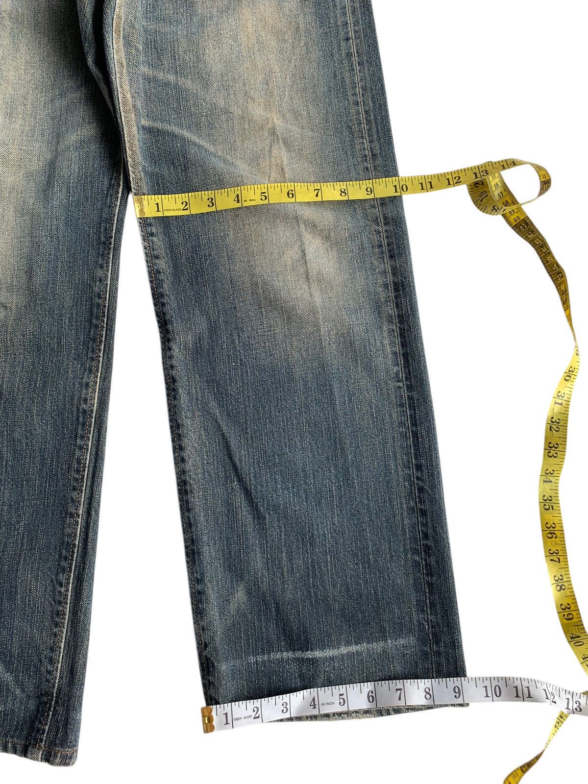Edwin × If Six Was Nine × Kapital VINTAGE EDWIN 505Z SELVEDGE FADED MUDWASH DISTRESSED DENIM🎌 Size US 31 - 19 Thumbnail