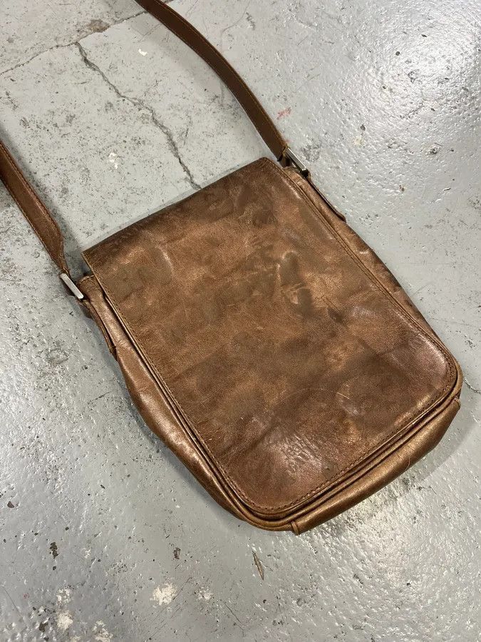 Jean Paul Gaultier FW1995 Jean Paul Gaultier Dietrich Brown Leather Shoulder Bag Size ONE SIZE - 3 Thumbnail