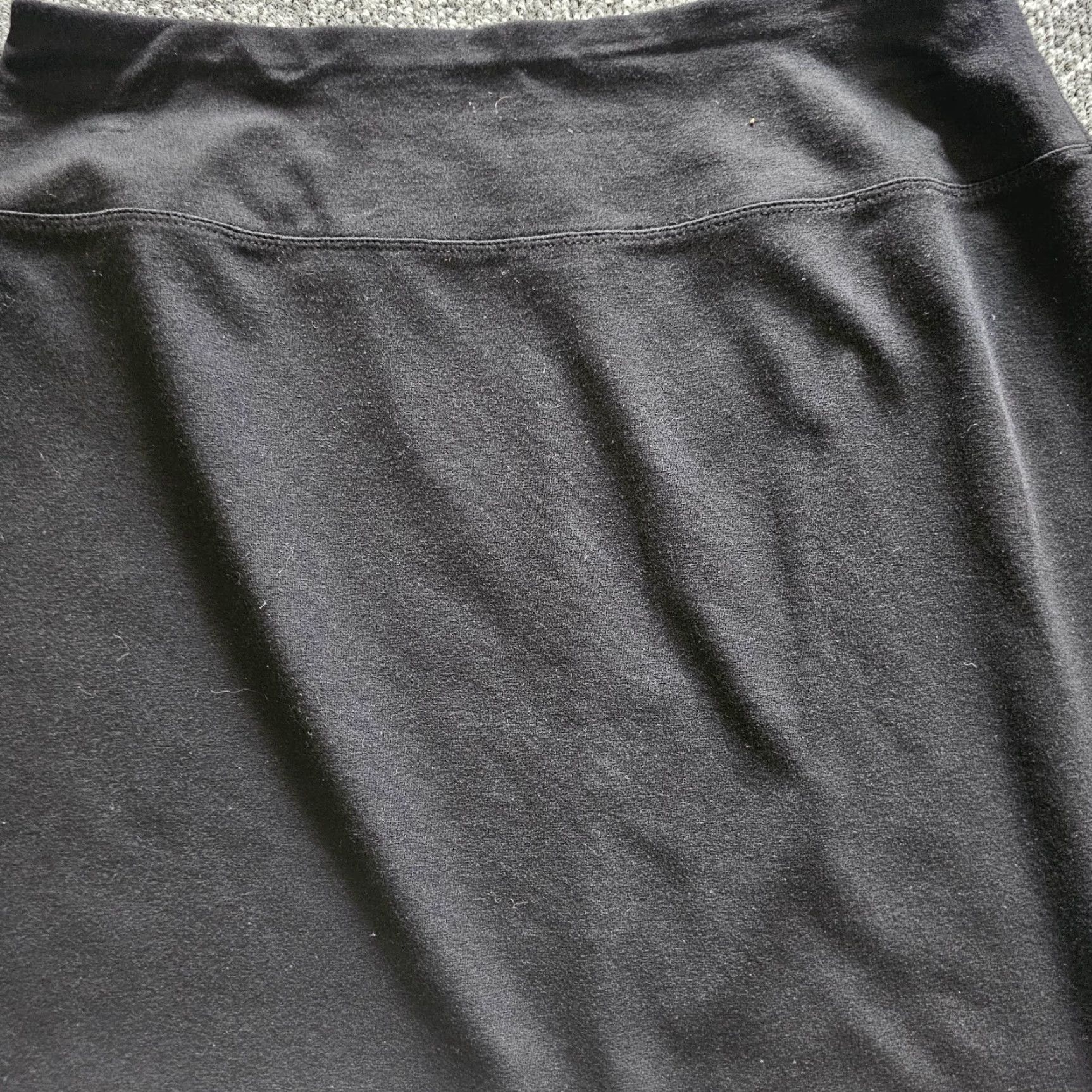 J. Jill J Jill Skirt Women Petite Small Black Pencil Straight Stretch Career Casual Size 28" / US 6 / IT 42 - 2 Thumbnail