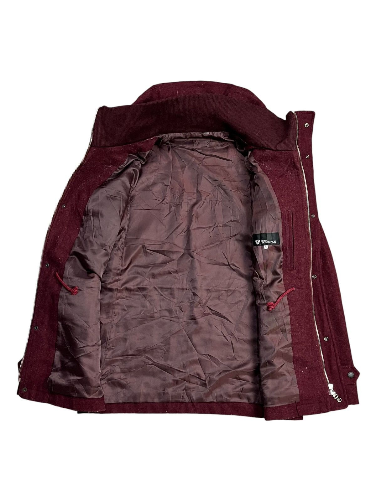 Takeo Kikuchi 2000s Takeo Kikuchi - Red Blood Wool Bono Cargo Jacket Size US L / EU 52-54 / 3 - 2 Thumbnail