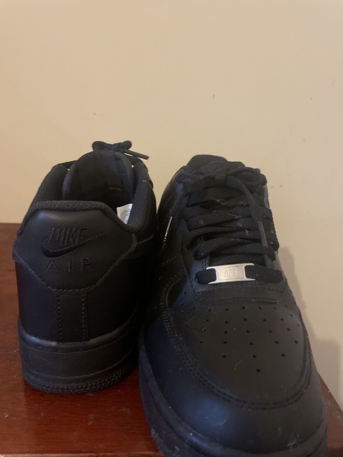 Nike Black Nike airforce 1s Size US 8 / EU 41 - 6 Thumbnail