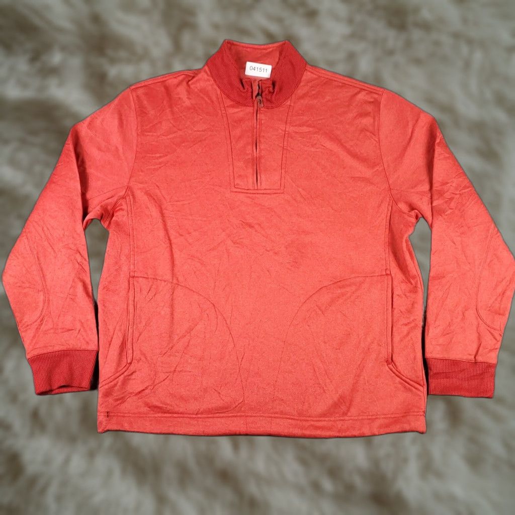 Callaway Callaway Mens Large Red 1/4 Zip Up Golf Casual Pullover Sweater Tee? Size US L / EU 52-54 / 3 - 1 Thumbnail