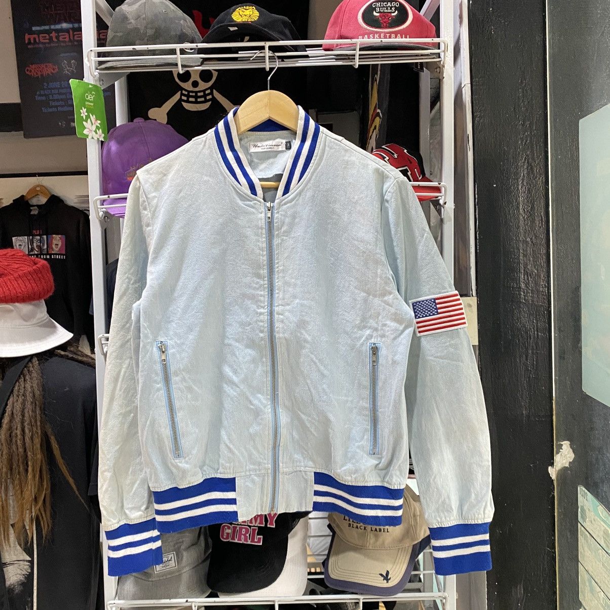 Jun Takahashi × Undercover Undercover VTG AW02 Witches Cell Groupie Denim Bomber Jacket Size US M / EU 48-50 / 2 - 1 Thumbnail
