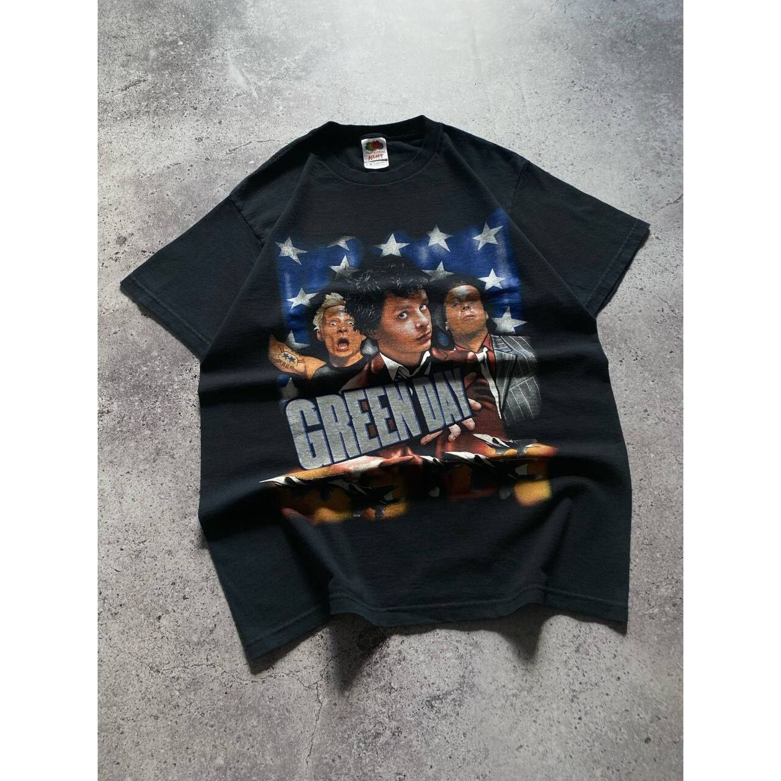 Band Tees × Vintage VINTAGE 2000s GREEN DAY “WARNING” ALBUM PUNK ROCK BAND TEE Size US M / EU 48-50 / 2 - 5 Thumbnail