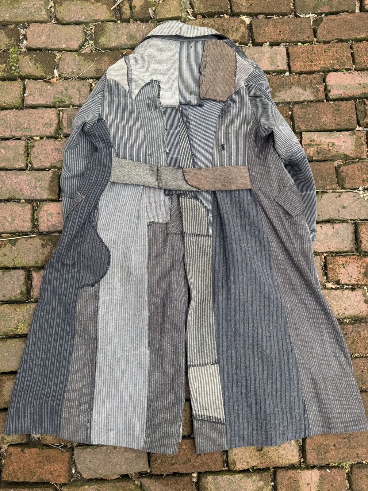 John Alexander Skelton JAS Rare Early Deadstock Patchwork Long Coat Size US M / EU 48-50 / 2 - 6 Thumbnail